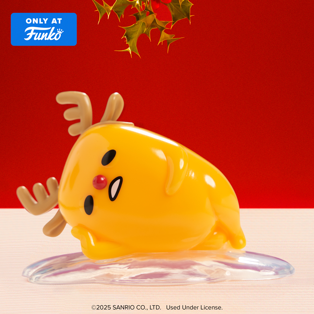 Alternative view of Pop! Gudetama (Reindeer Outfit)