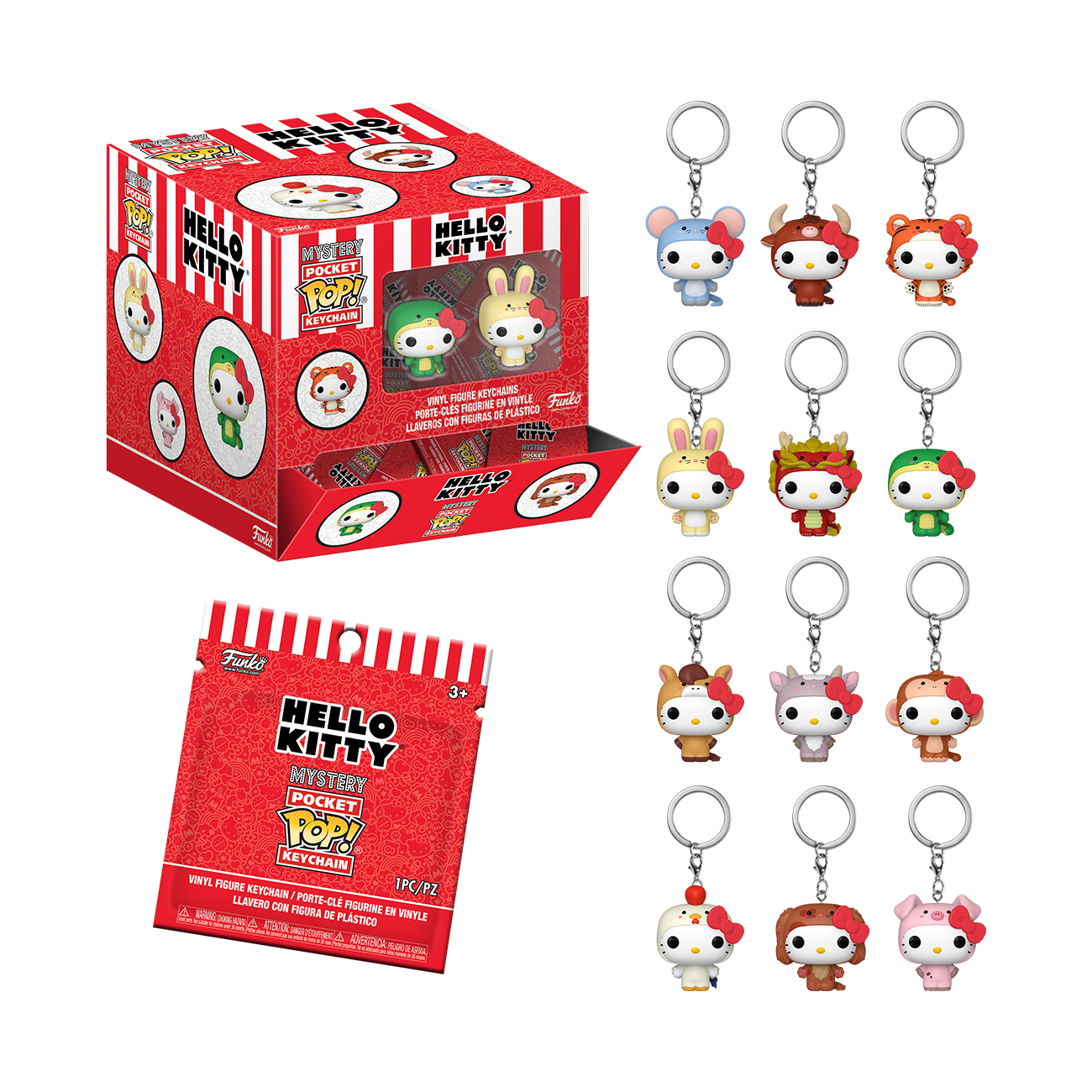 Mystery Pop! Keychain Hello Kitty & Friends