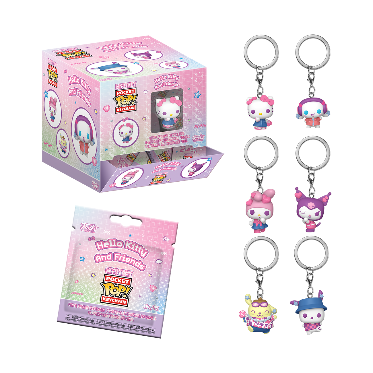 Mystery Pop! Keychain Hello Kitty & Friends Y2K Digital Dream