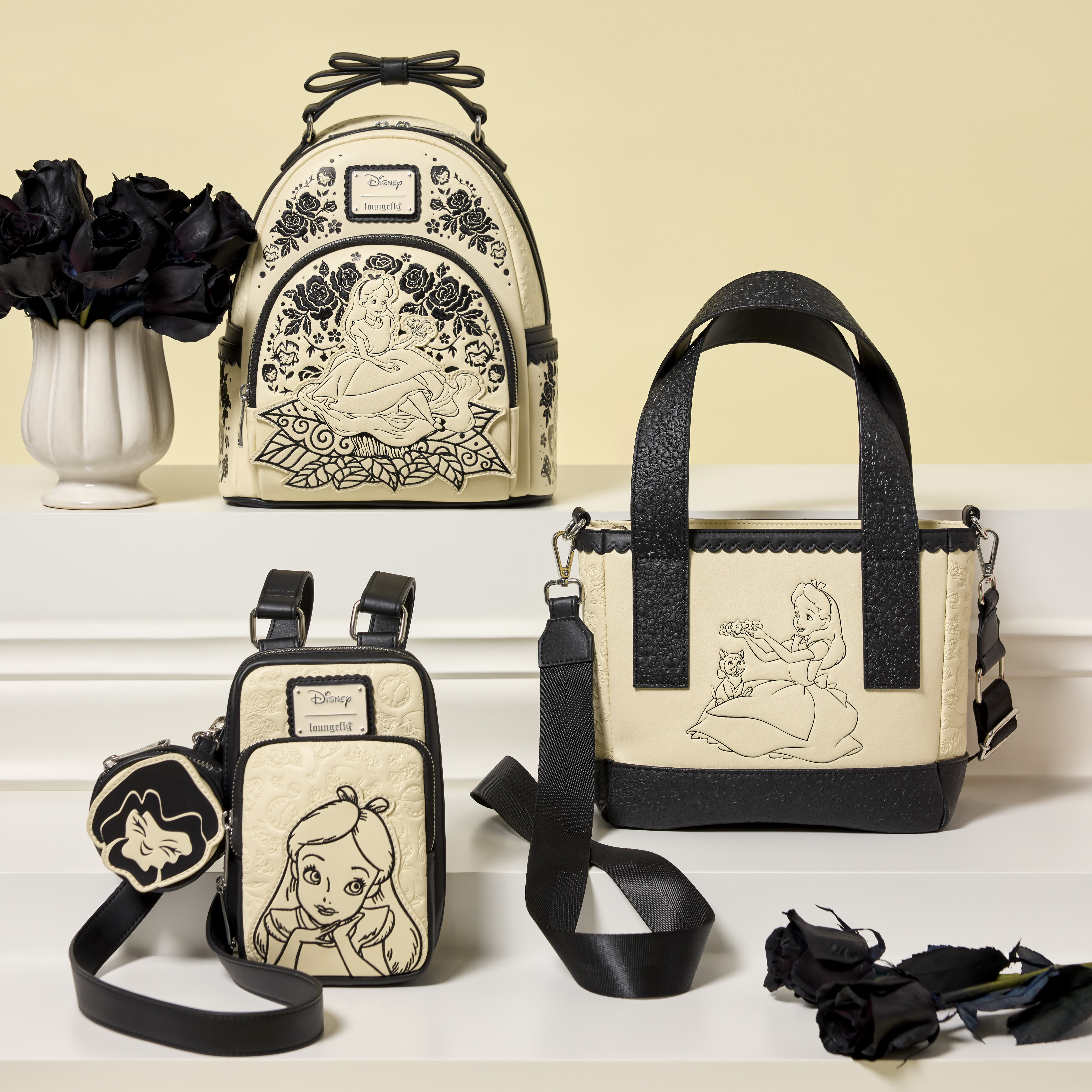 Alice in Wonderland Floral Mini Backpack - Image 4