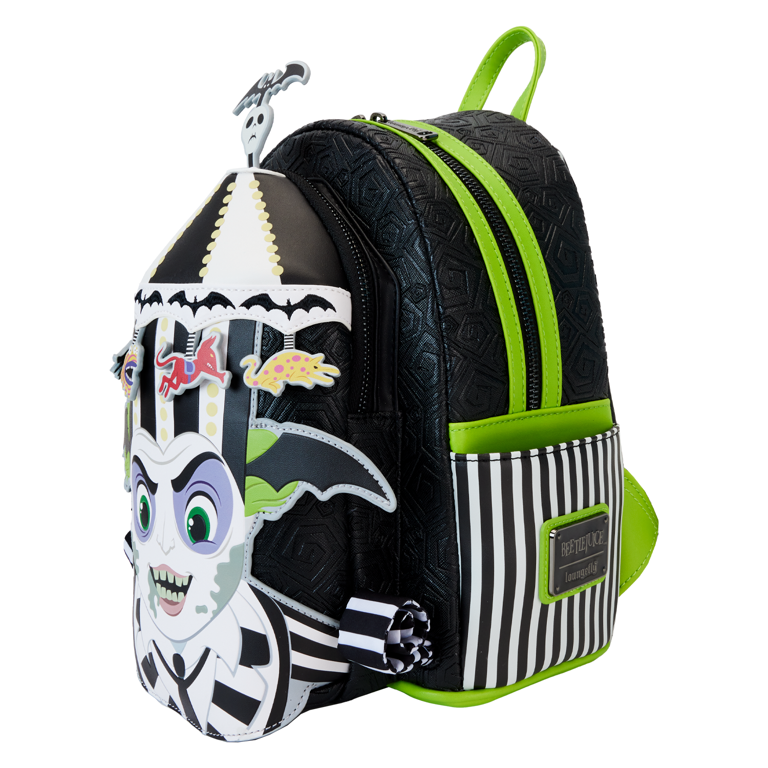 Beetlejuice Carousel Hat Light Up Cosplay Mini Backpack - Image 4