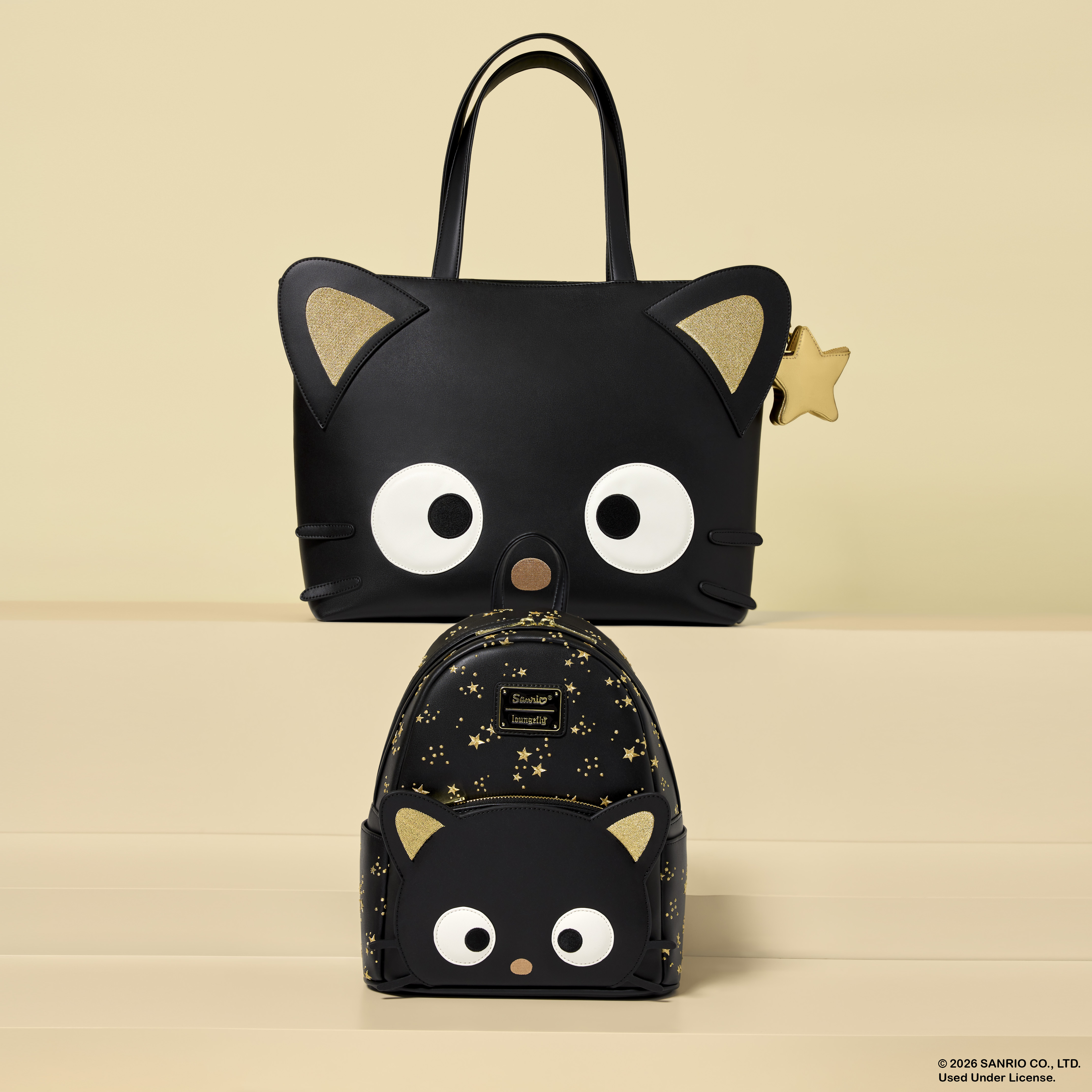 Sanrio Chococat Stars Tote Crossbody Bag with Coin Bag - Image 3