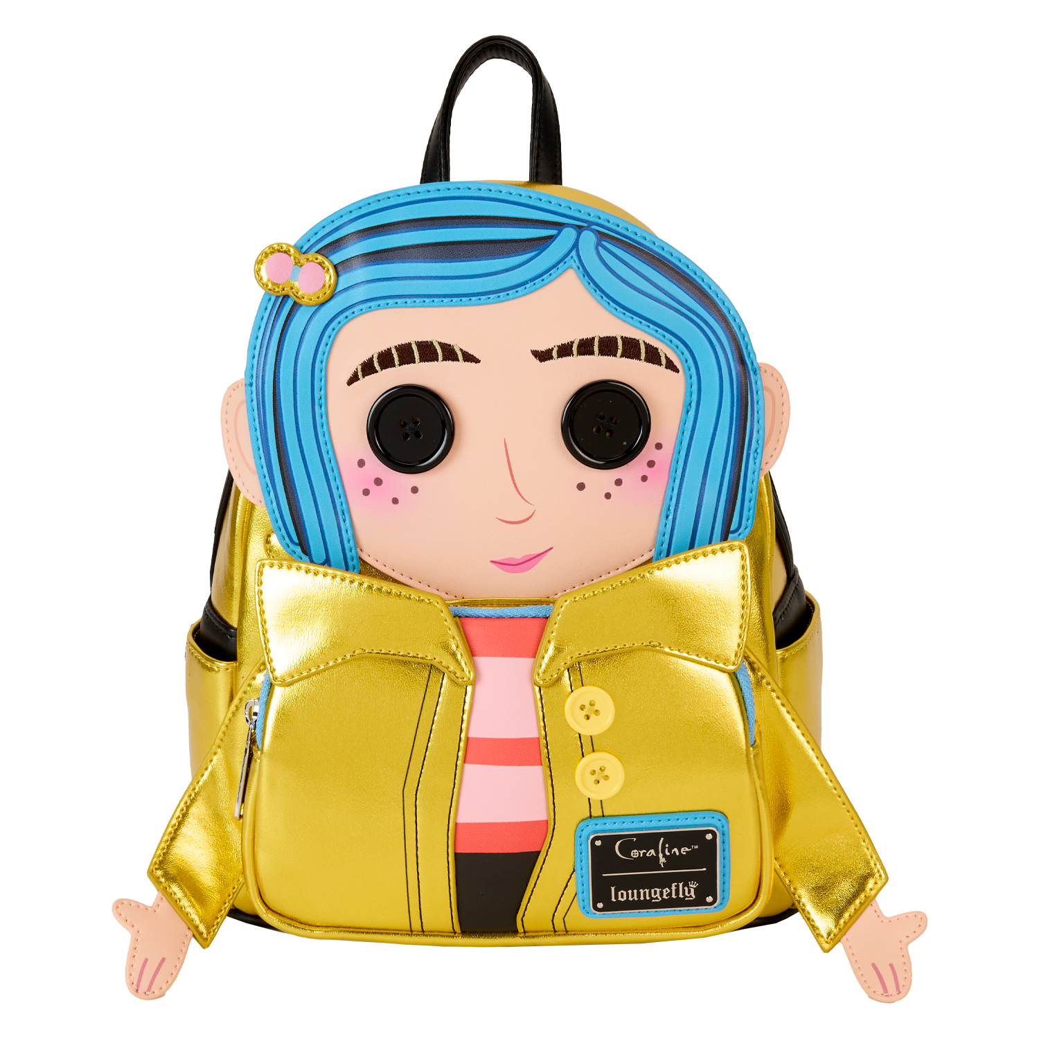 Coraline 15th Anniversary Laika Doll Metallic Cosplay Mini Backpack