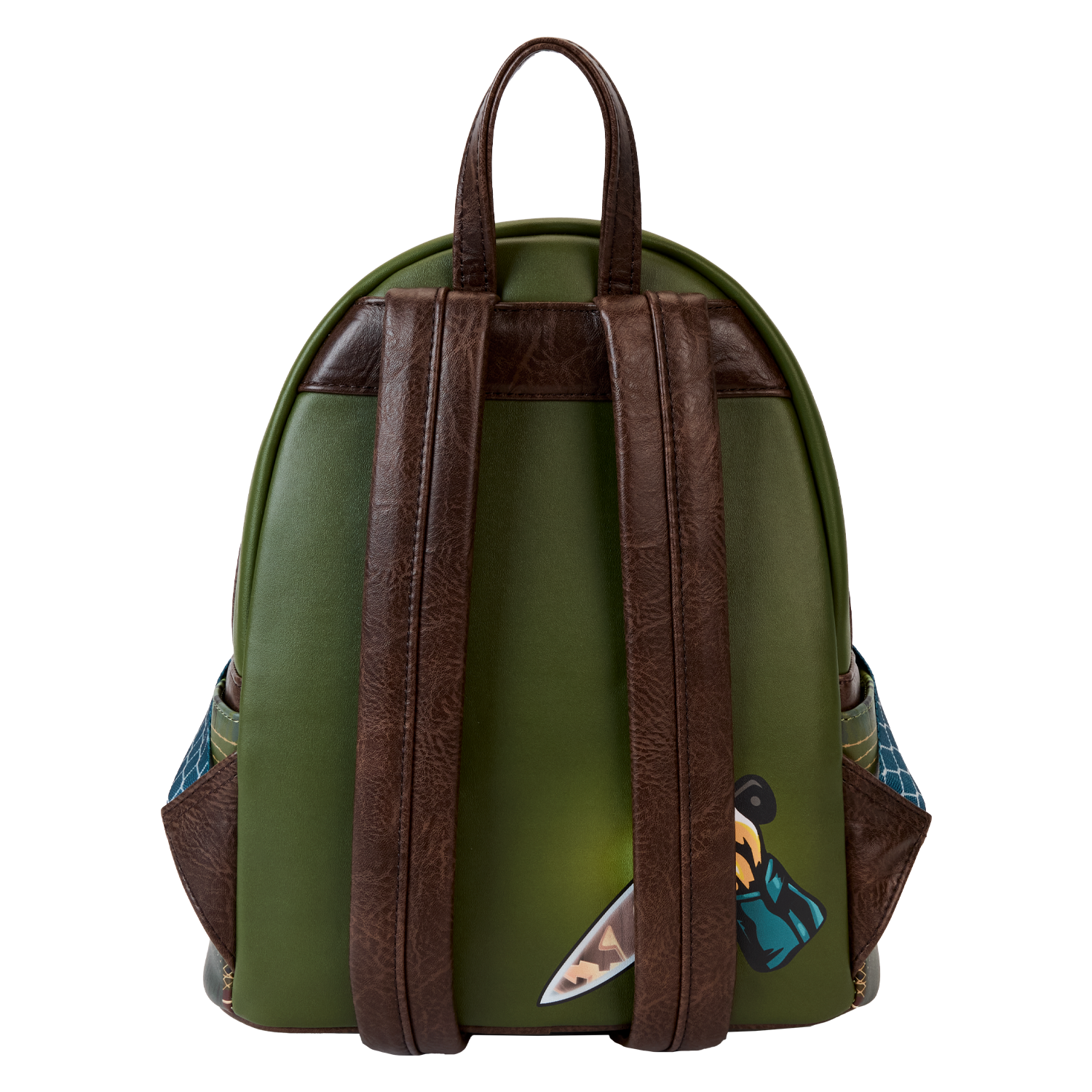Halloween Michael Myers Pumpkin Glow Mini Backpack With Coin Bag - Image 9