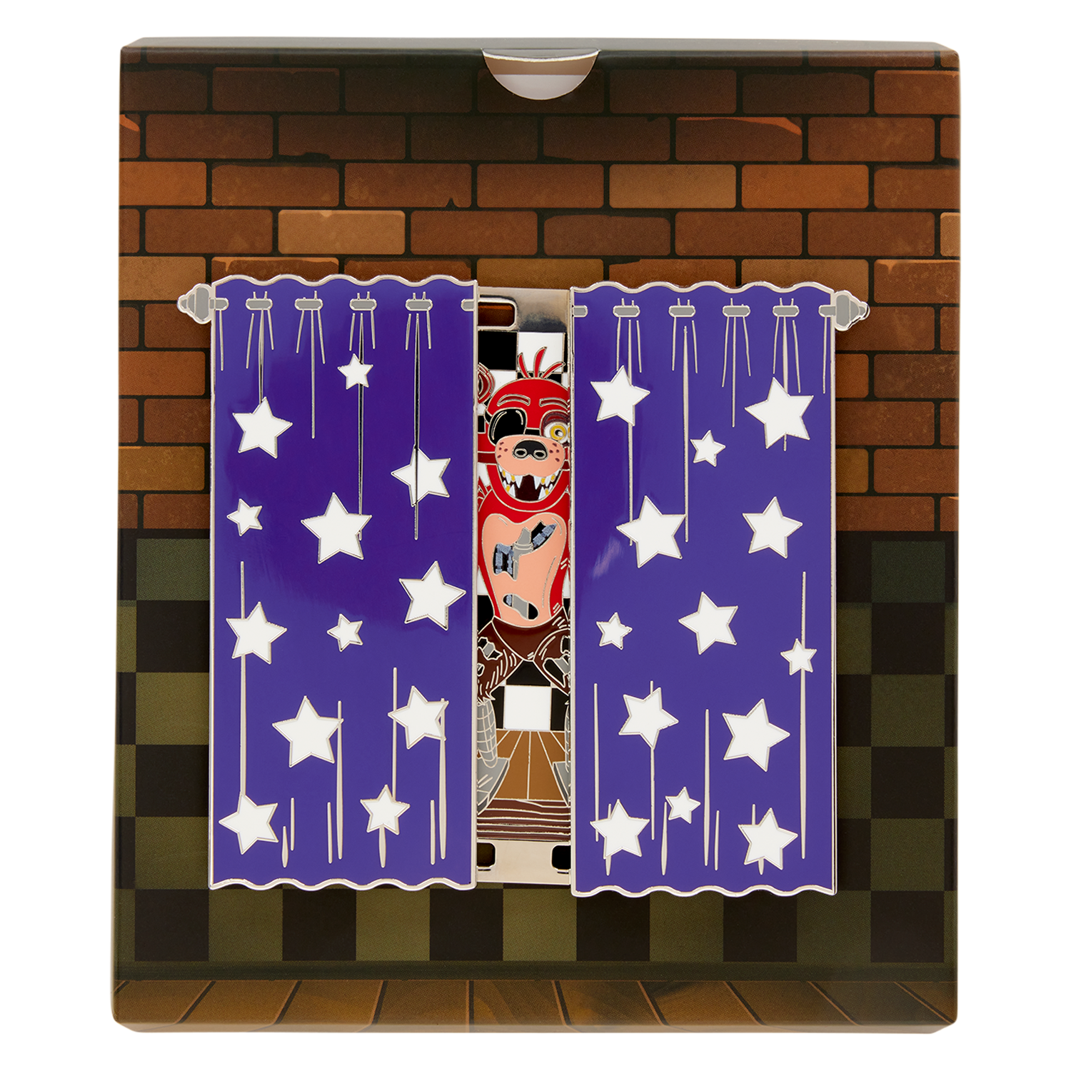 Alternative view of NYCC Limited Edition Five Nights At Freddy's Foxy 3" Collector Box Sliding Pin