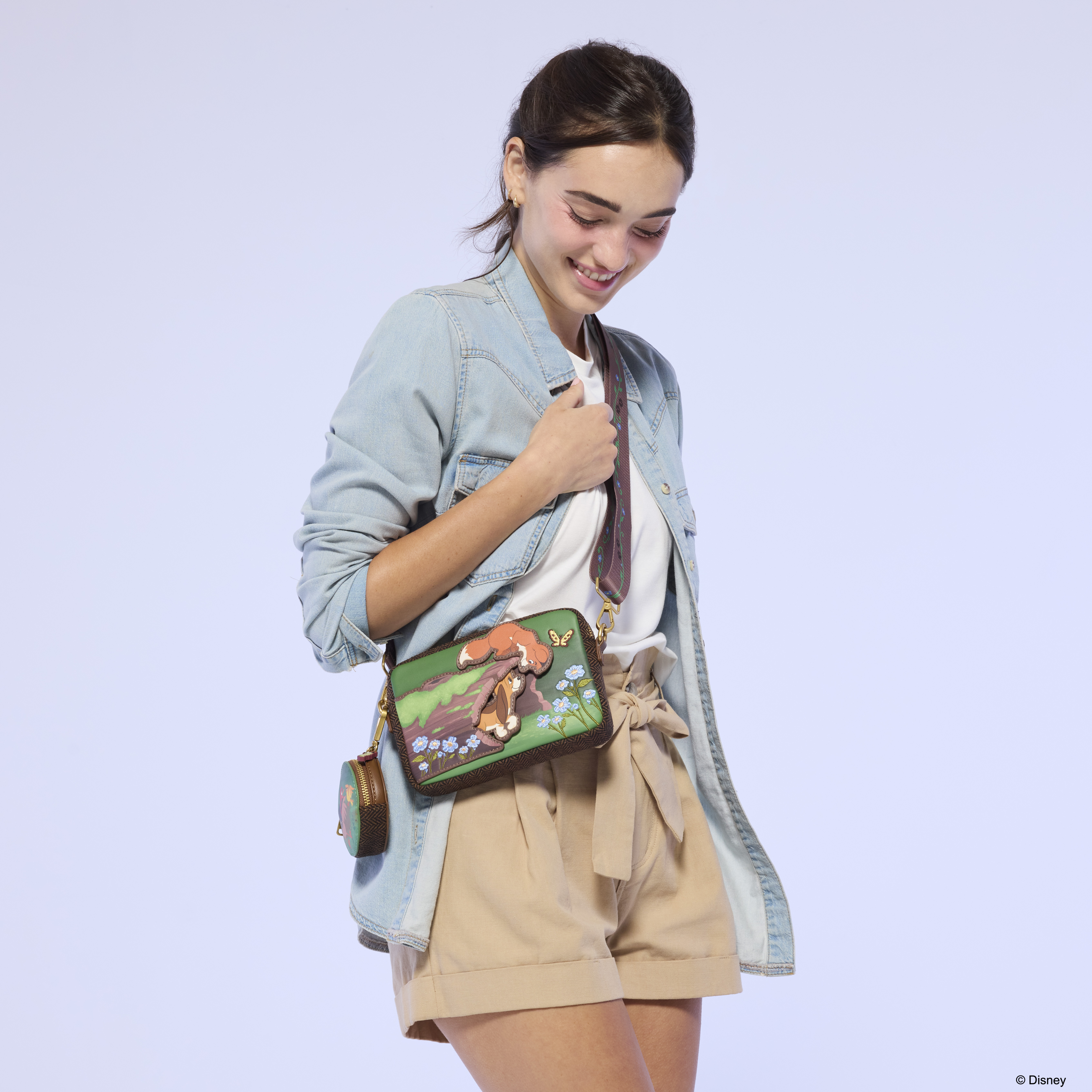Alternative view of The Fox and the Hound Tod & Copper Sling Crossbody Bag with Coin Bag