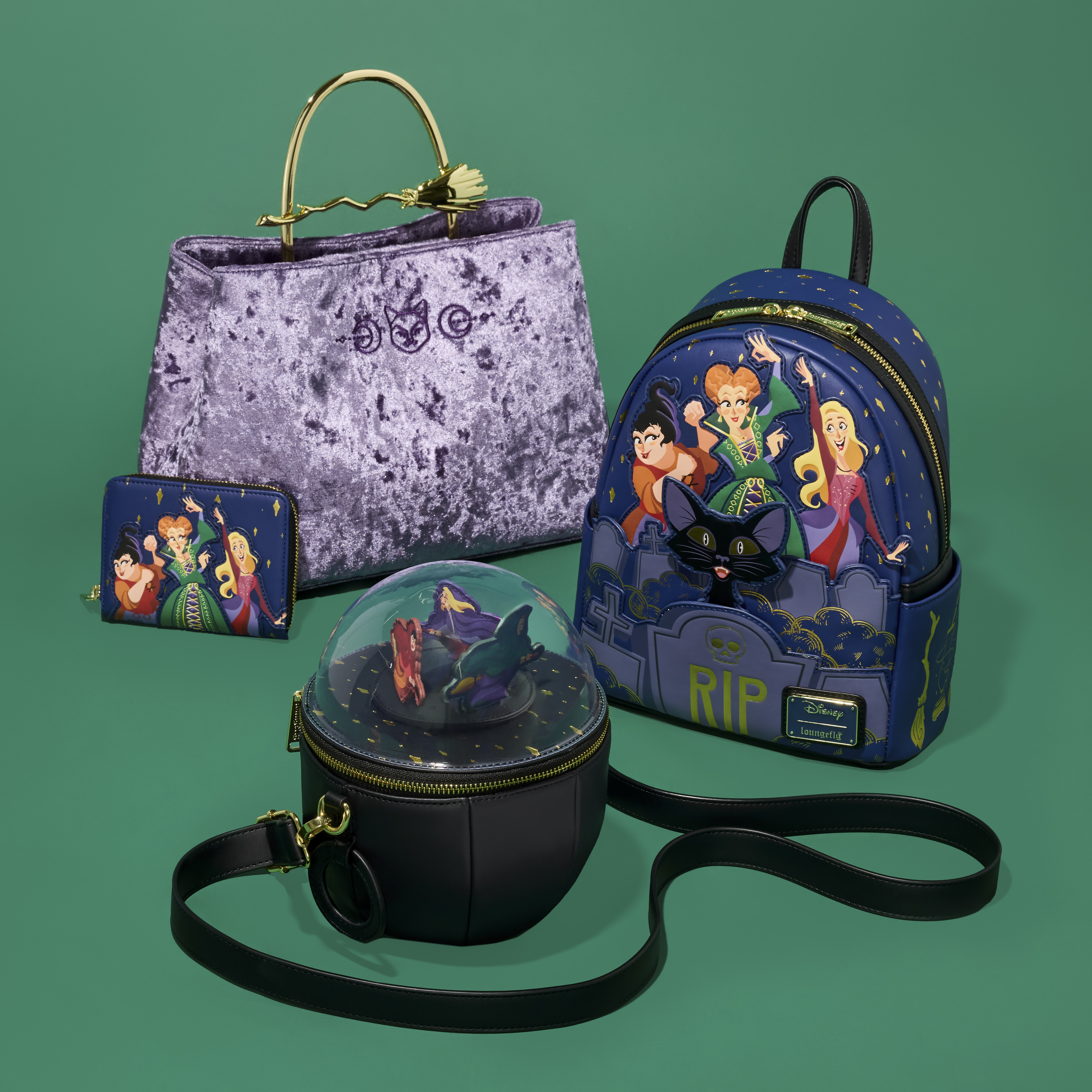 Hocus Pocus Velvet Crossbody Bag - Image 3