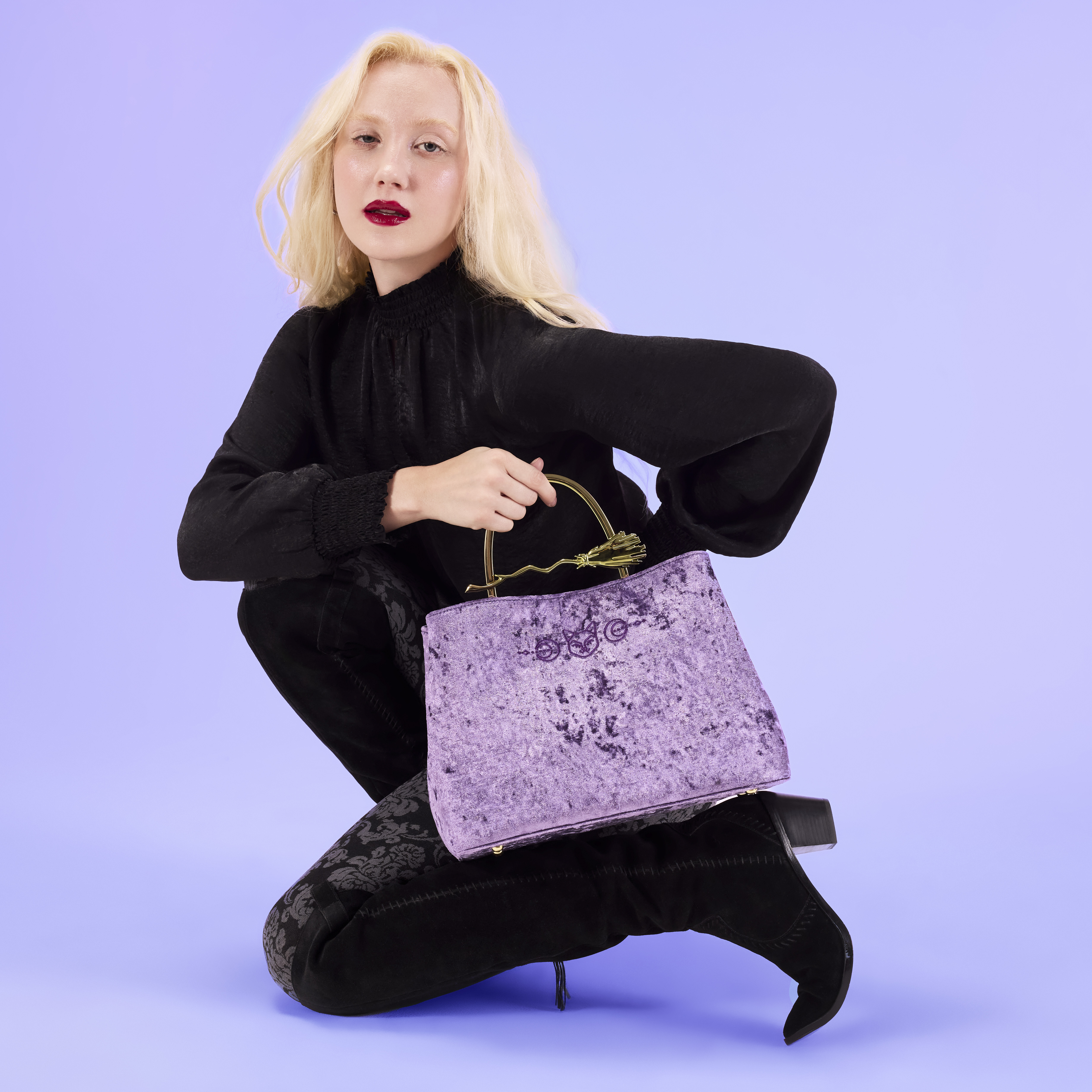 Alternative view of Hocus Pocus Velvet Crossbody Bag