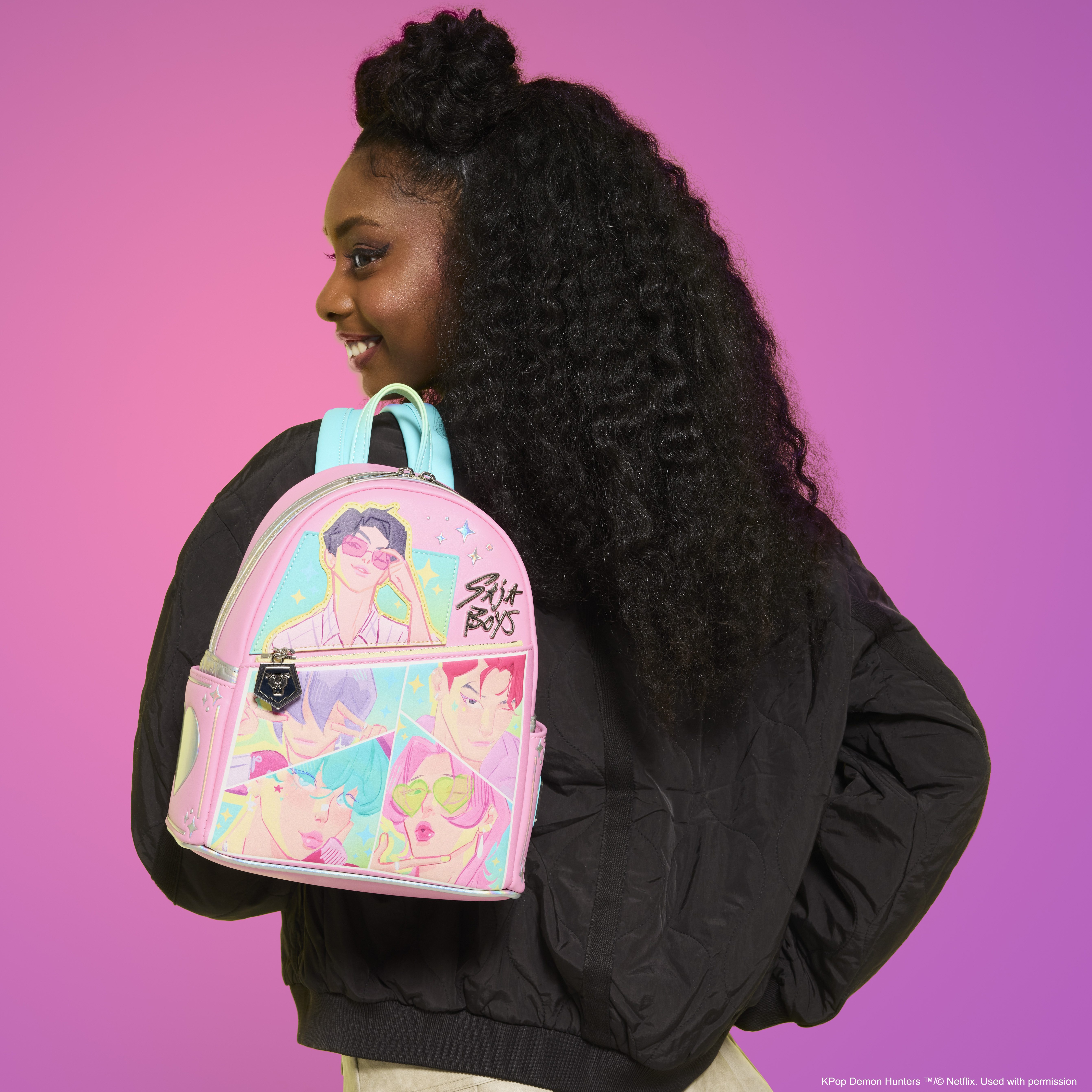 KPop Demon Hunters Exclusive Saja Boys Mini Backpack - Image 3