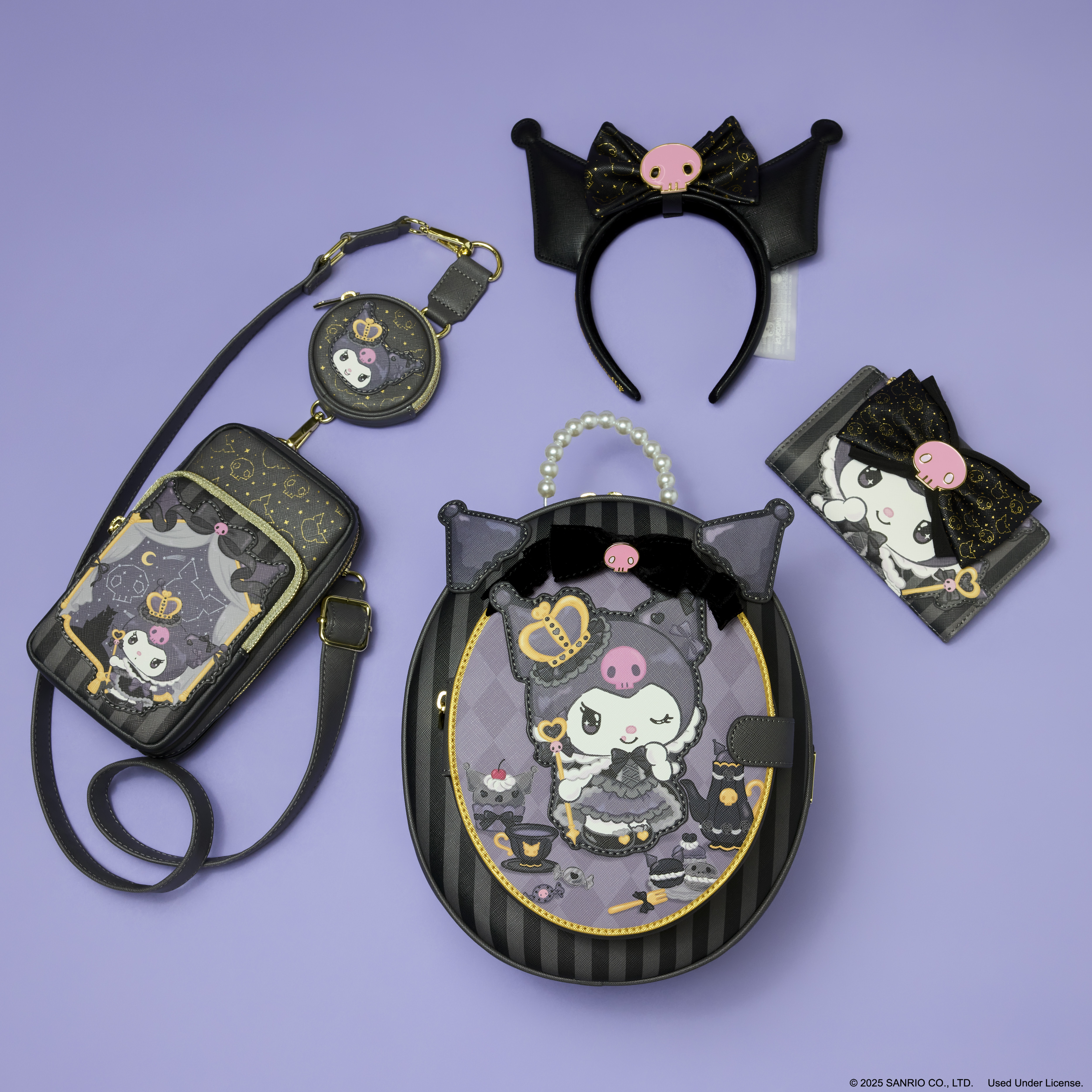 Sanrio Kuromi 20th Anniversary Cameo Mini Backpack - Image 5