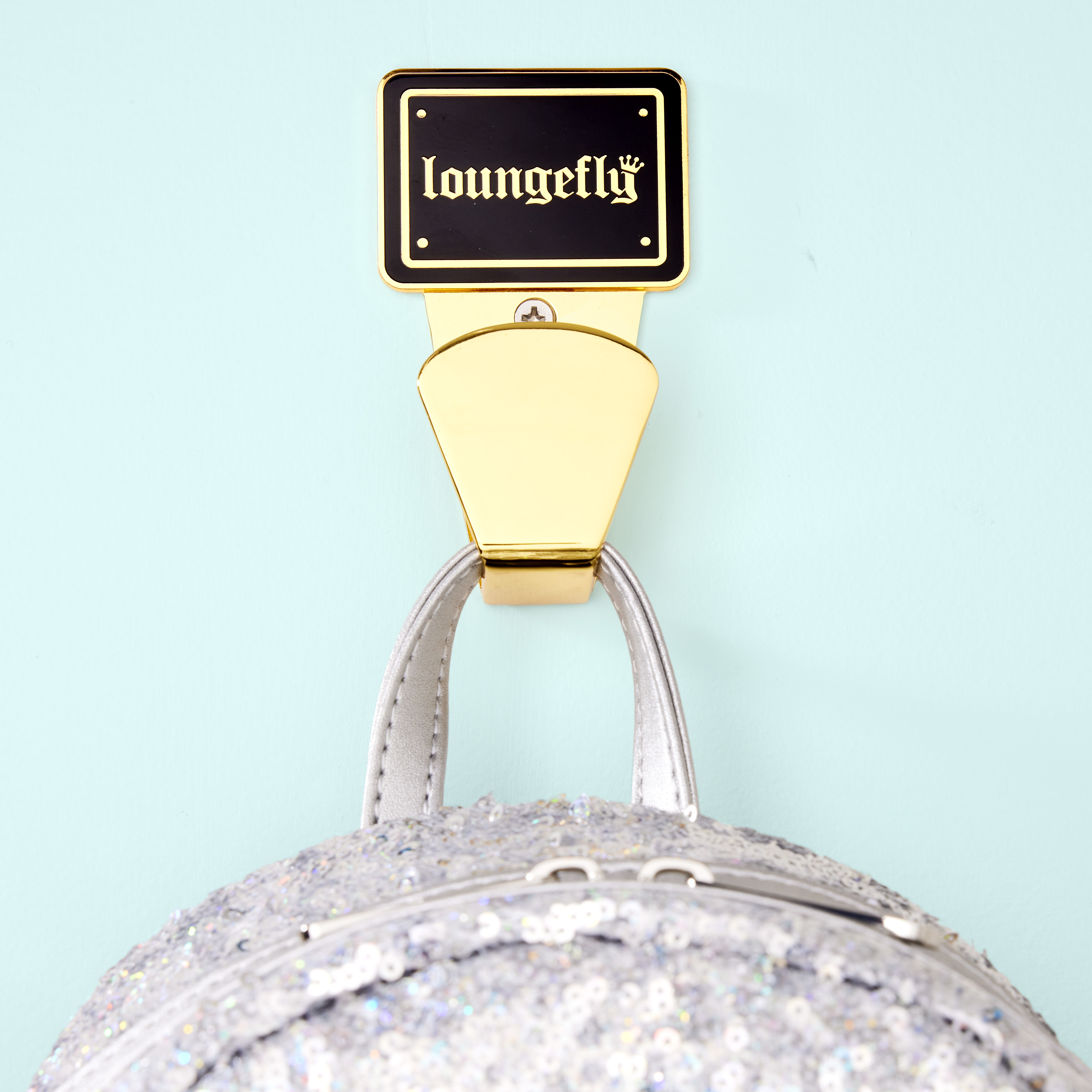 Alternative view of Loungefly Gold Metal Display Wall Hook