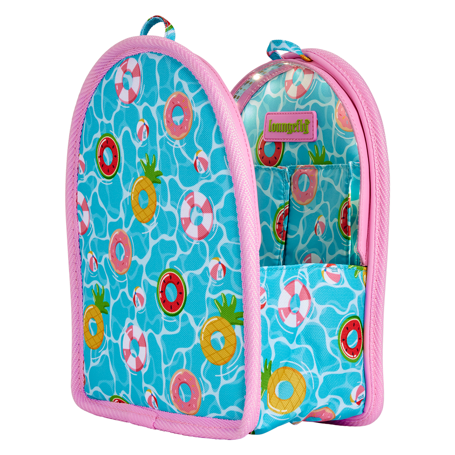 Alternative view of Loungefly Pool Day Light-Up Mini Backpack Bag Organizer Insert
