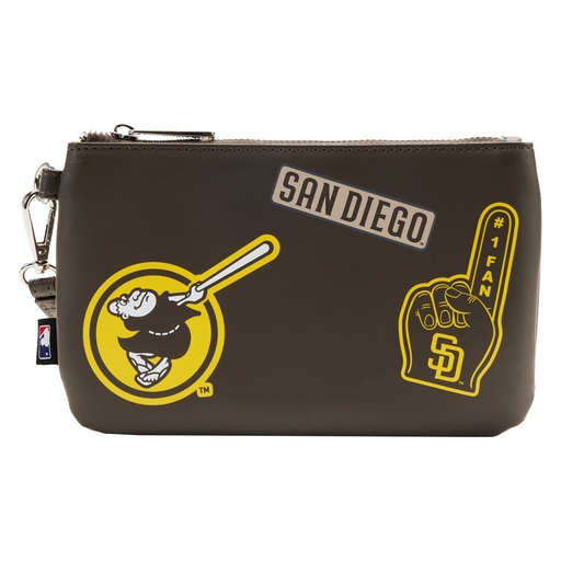 MLB SD Padres Clear Tote Crossbody Stadium Bag with Pouch - Image 6