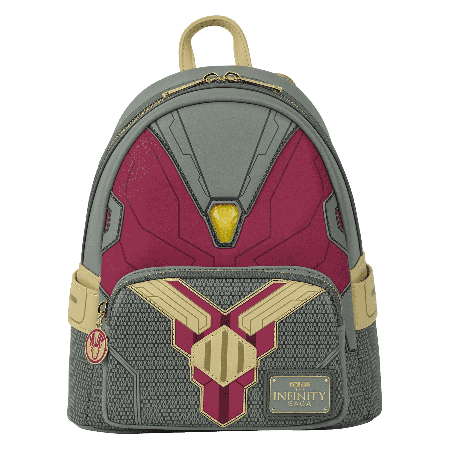 Marvel Exclusive Avengers Vision Light Up Cosplay Mini Backpack