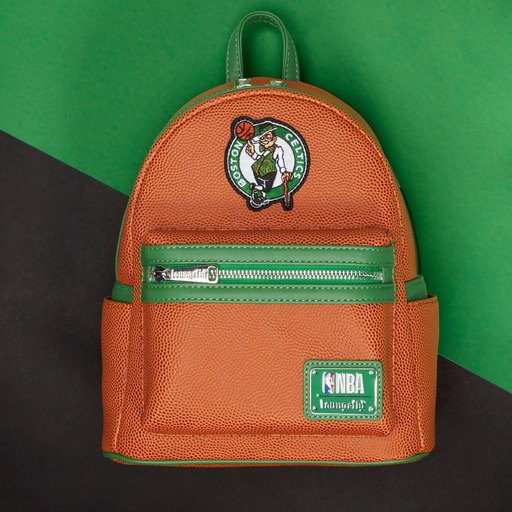 Alternative view of NBA Boston Celtics Basketball Logo Mini Backpack