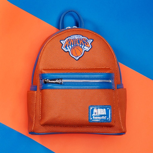 Alternative view of NBA New York Knicks Basketball Logo Mini Backpack