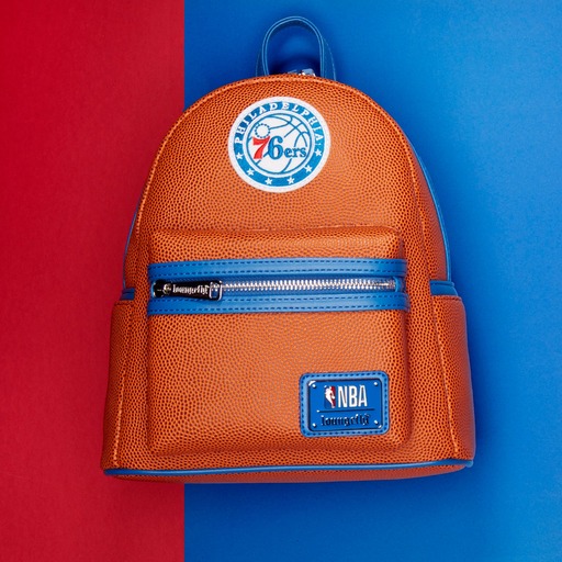 Alternative view of NBA Philadelphia 76ers Basketball Logo Mini Backpack