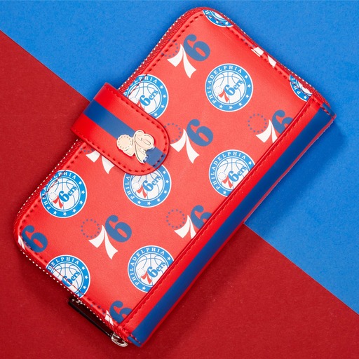Alternative view of NBA Philadelphia 76ers Logo Zip Around Wallet