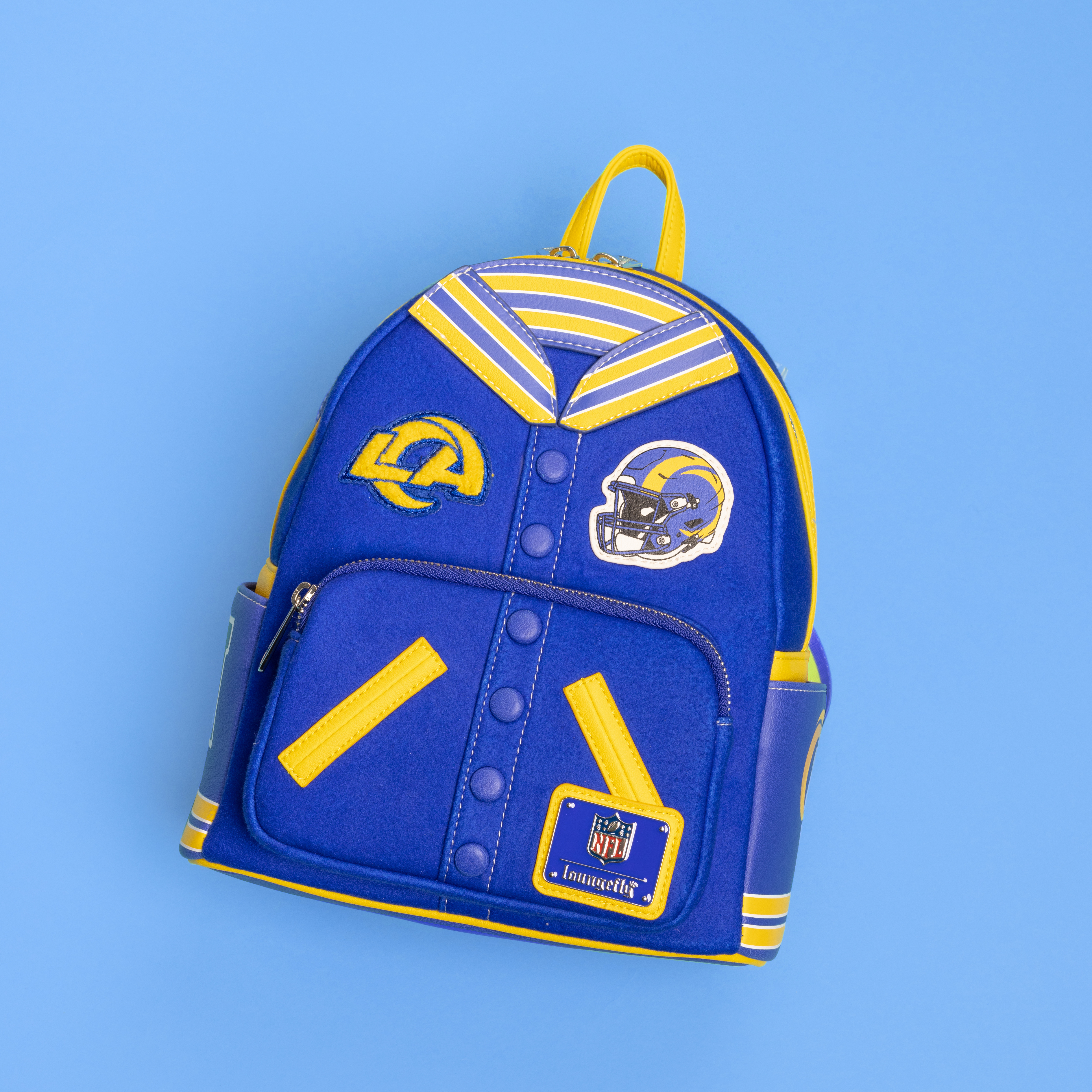 Alternative view of NFL Los Angeles Rams Varsity Mini Backpack