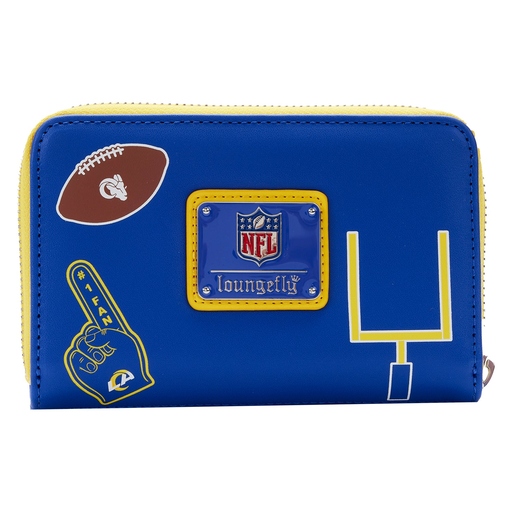 NFL Los Angeles Rams Patches Zip Around Wallet - Image 3