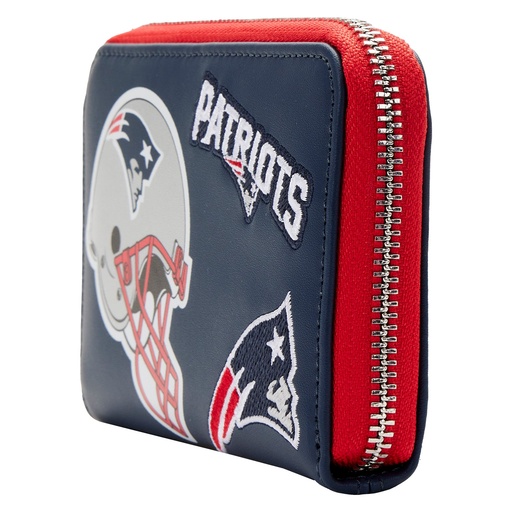 Alternative view of NFL New England Patriots Patches Zip Around Wallet