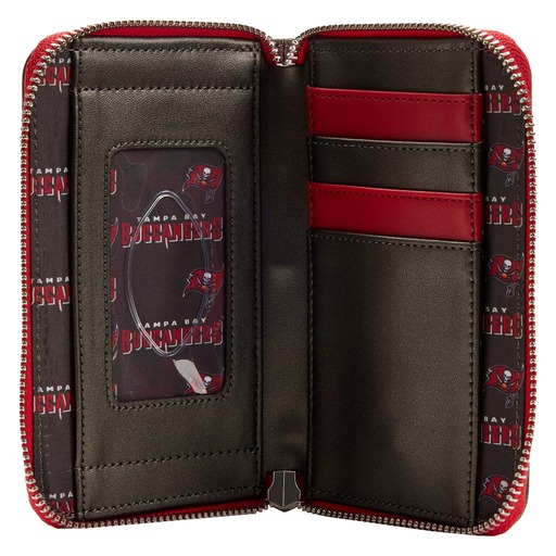 NFL Tampa Bay Buccaneers Patches Zip Around Wallet - Image 4