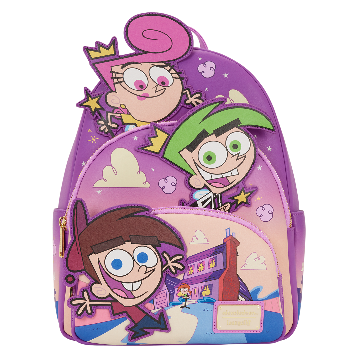 The Fairly OddParents Exclusive Triple Pocket Glow Midi Backpack