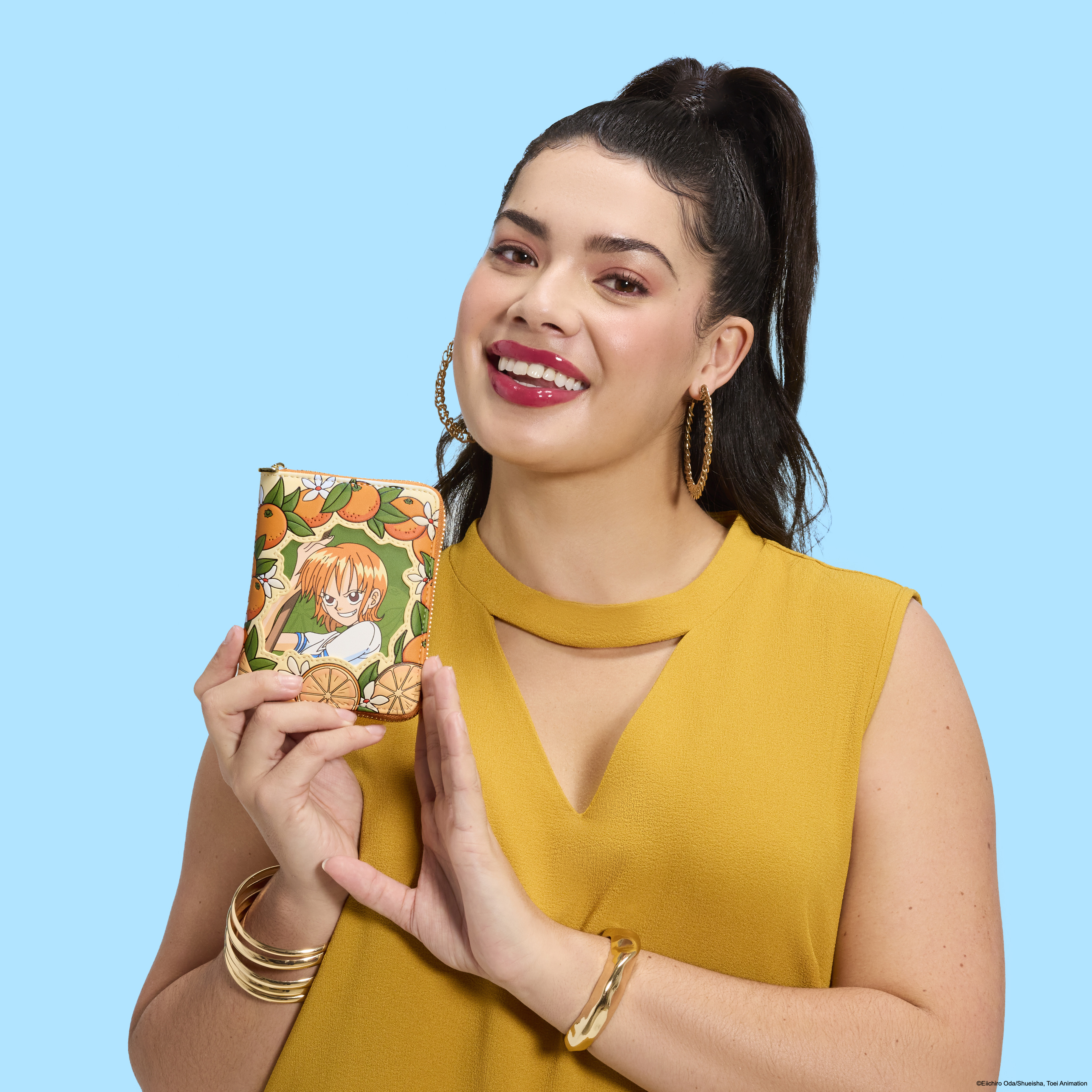 Alternative view of One Piece Exclusive Nami & Tangerines Zip Around Wallet