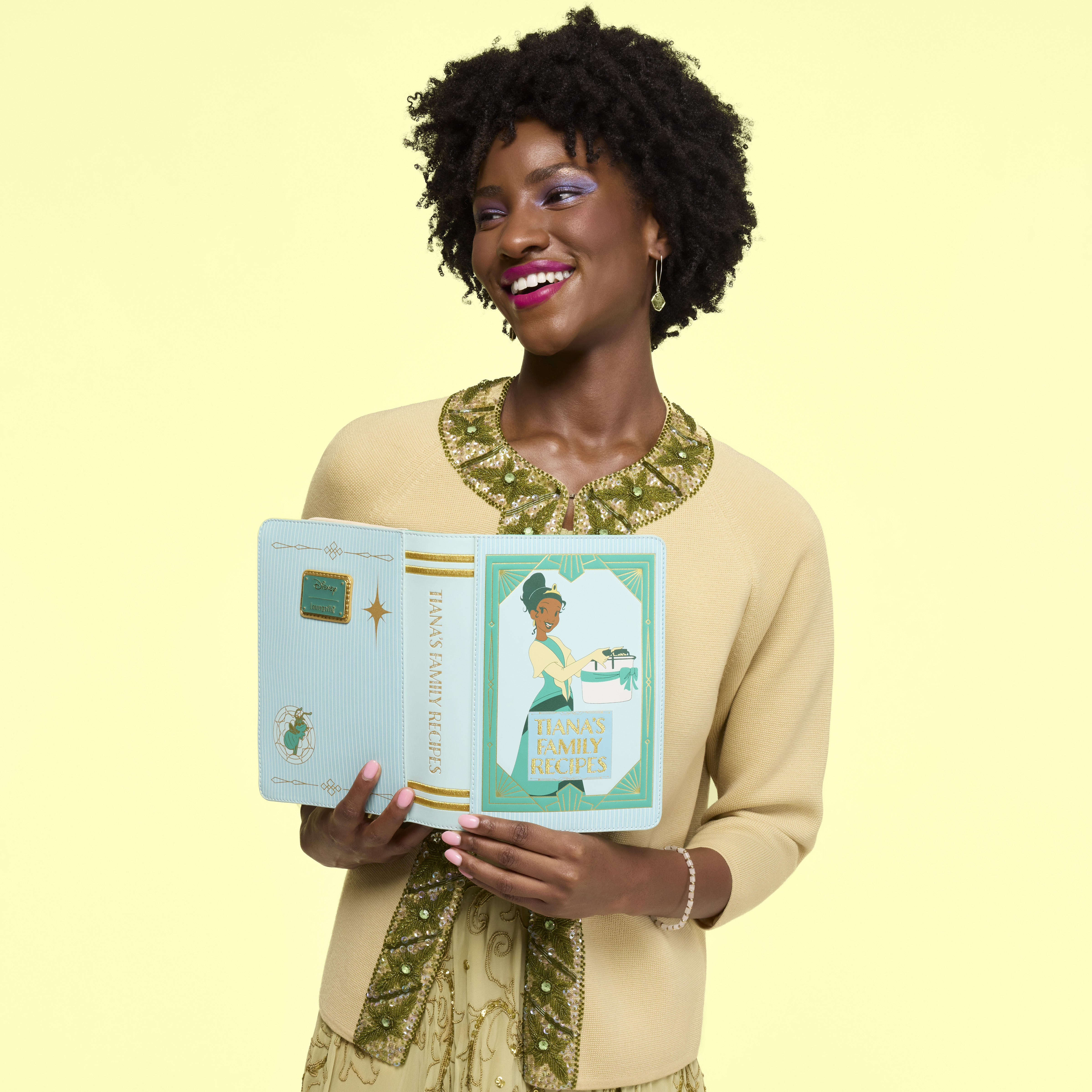 Alternative view of The Princess and the Frog Tiana Recipe Book Crossbody Bag