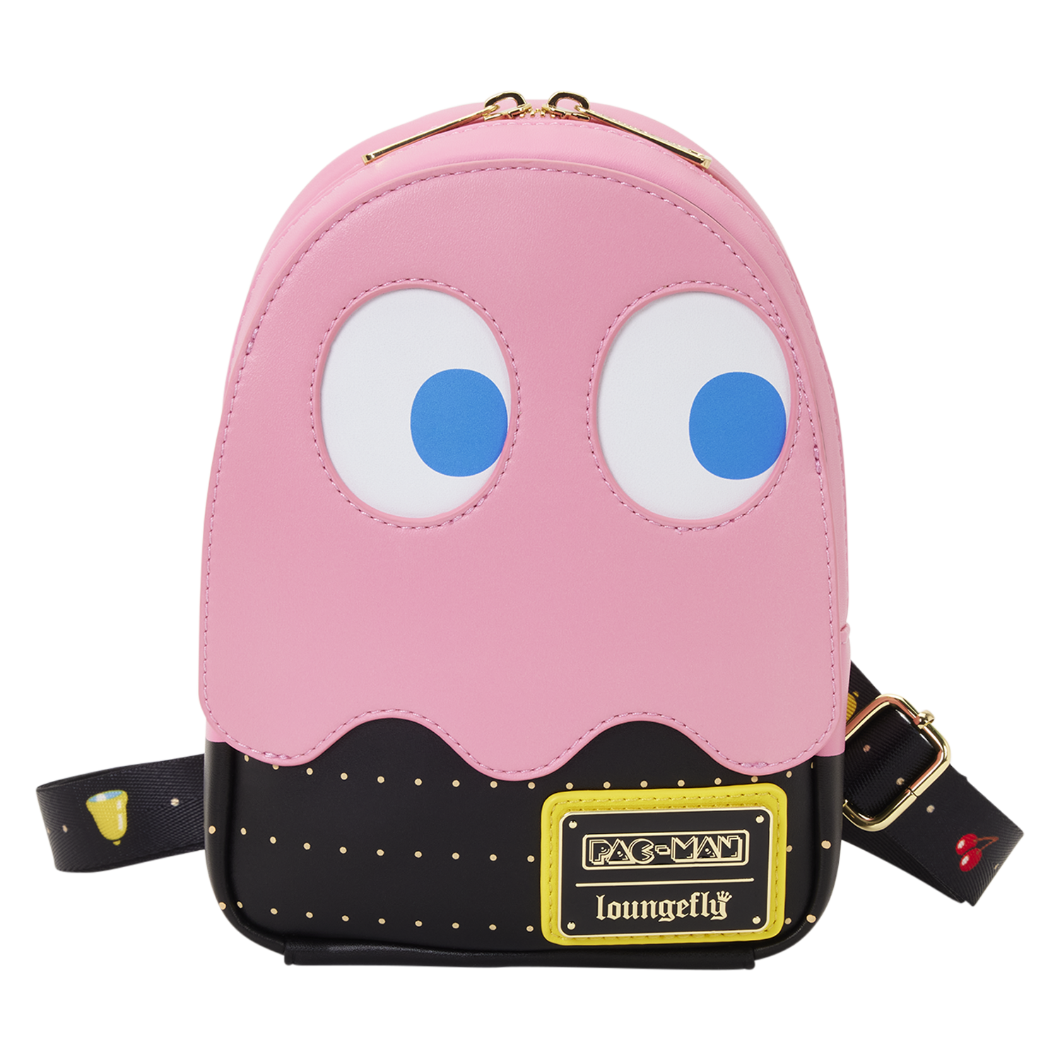 PAC-MAN Pinky Ghost Glow Sling Crossbody Bag