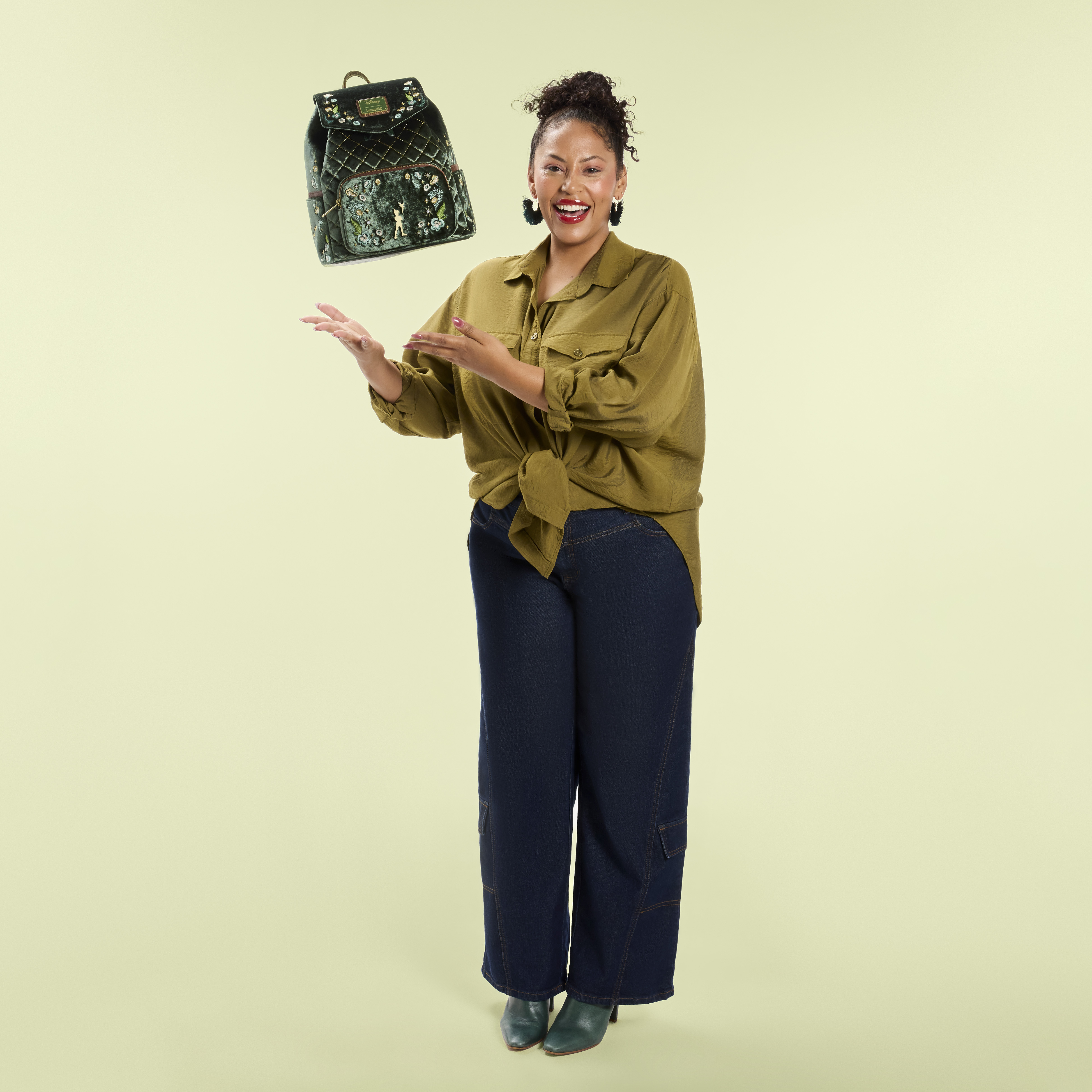 Alternative view of Peter Pan Exclusive Quilted Texture Mini Backpack