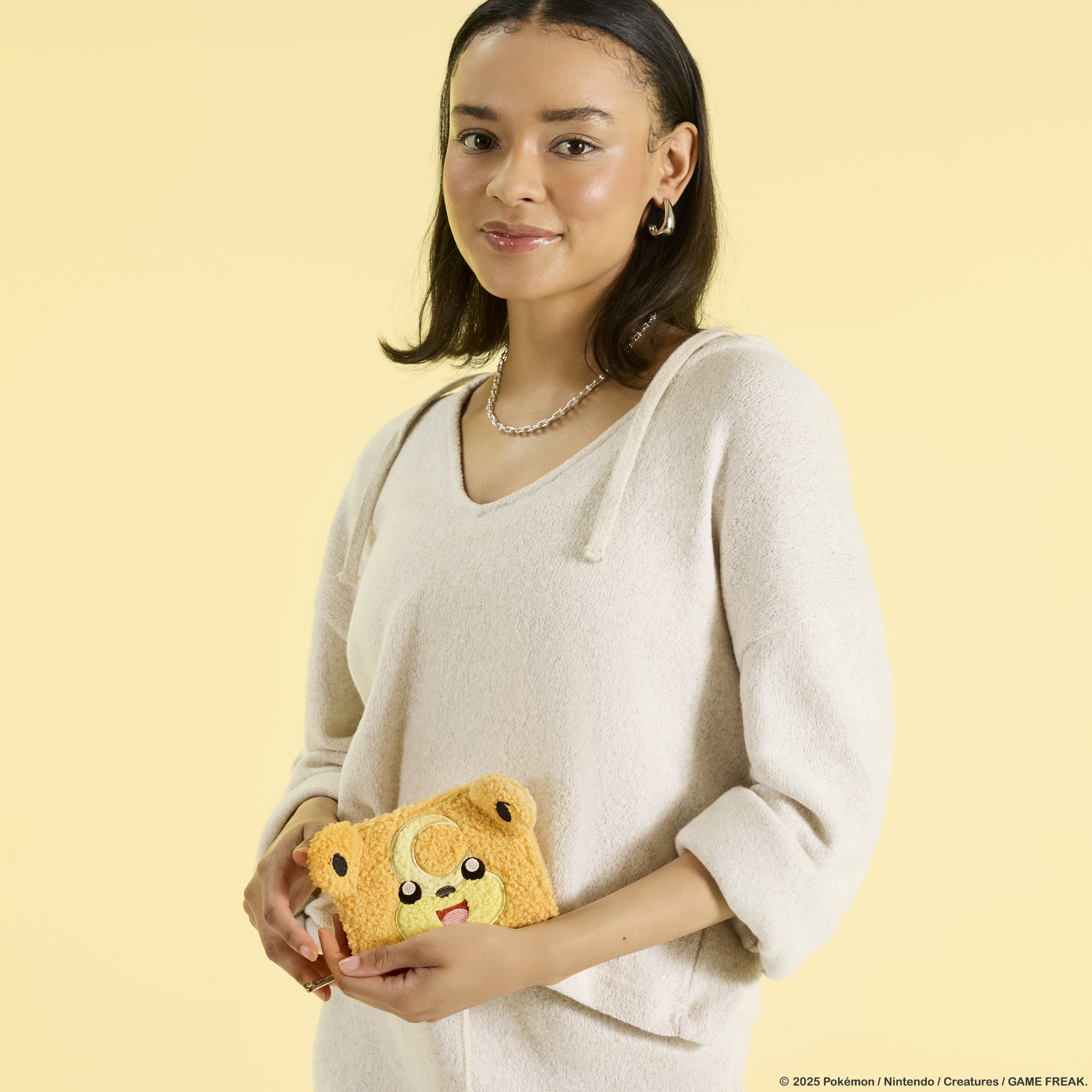 Alternative view of Pokémon Teddiursa Limited Edition Sherpa Cosplay Zip Around Wallet