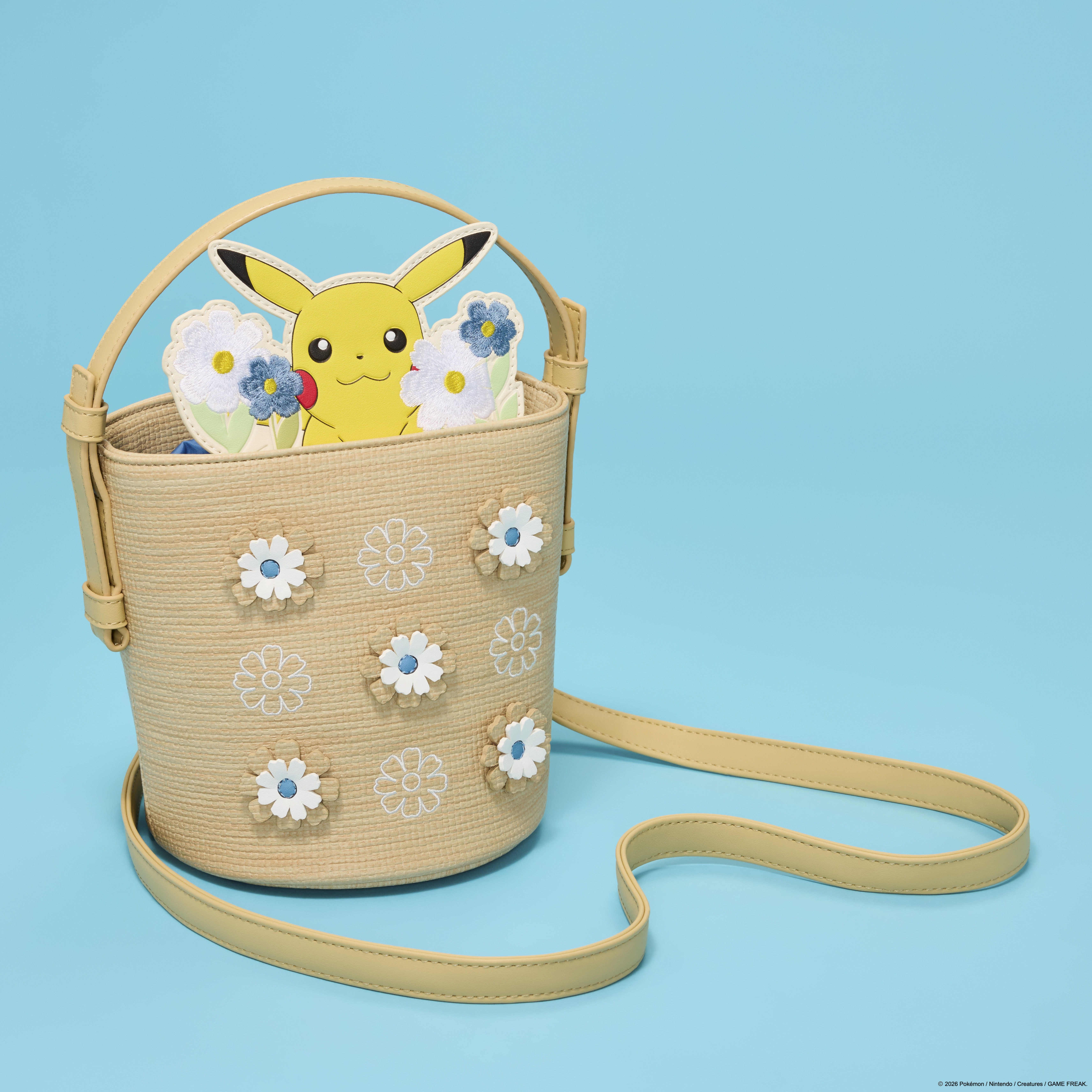 Pokémon Floral Pikachu Crossbody Bag - Image 3