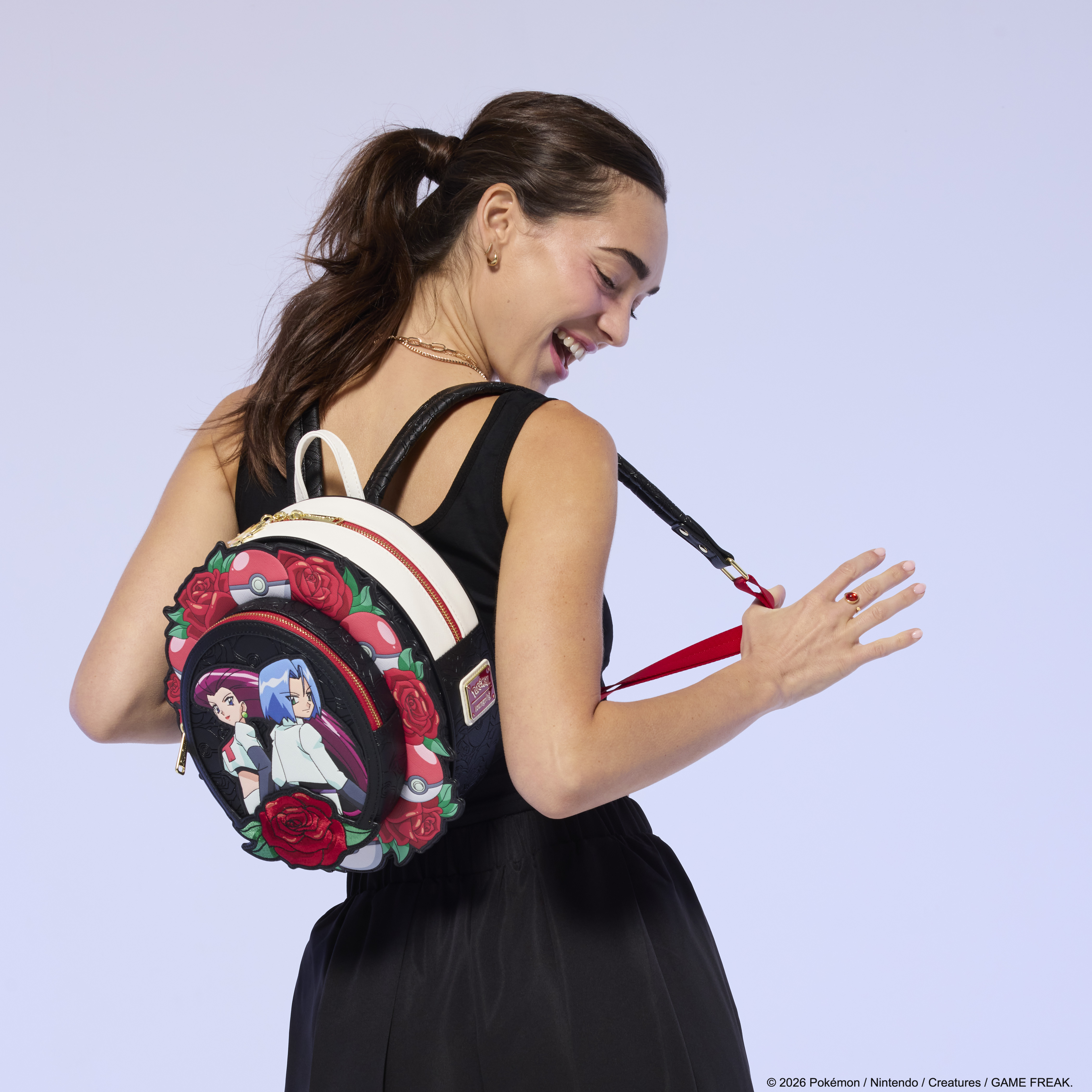 Alternative view of SDCC Limited Edition Pokémon Team Rocket Cameo Mini Backpack