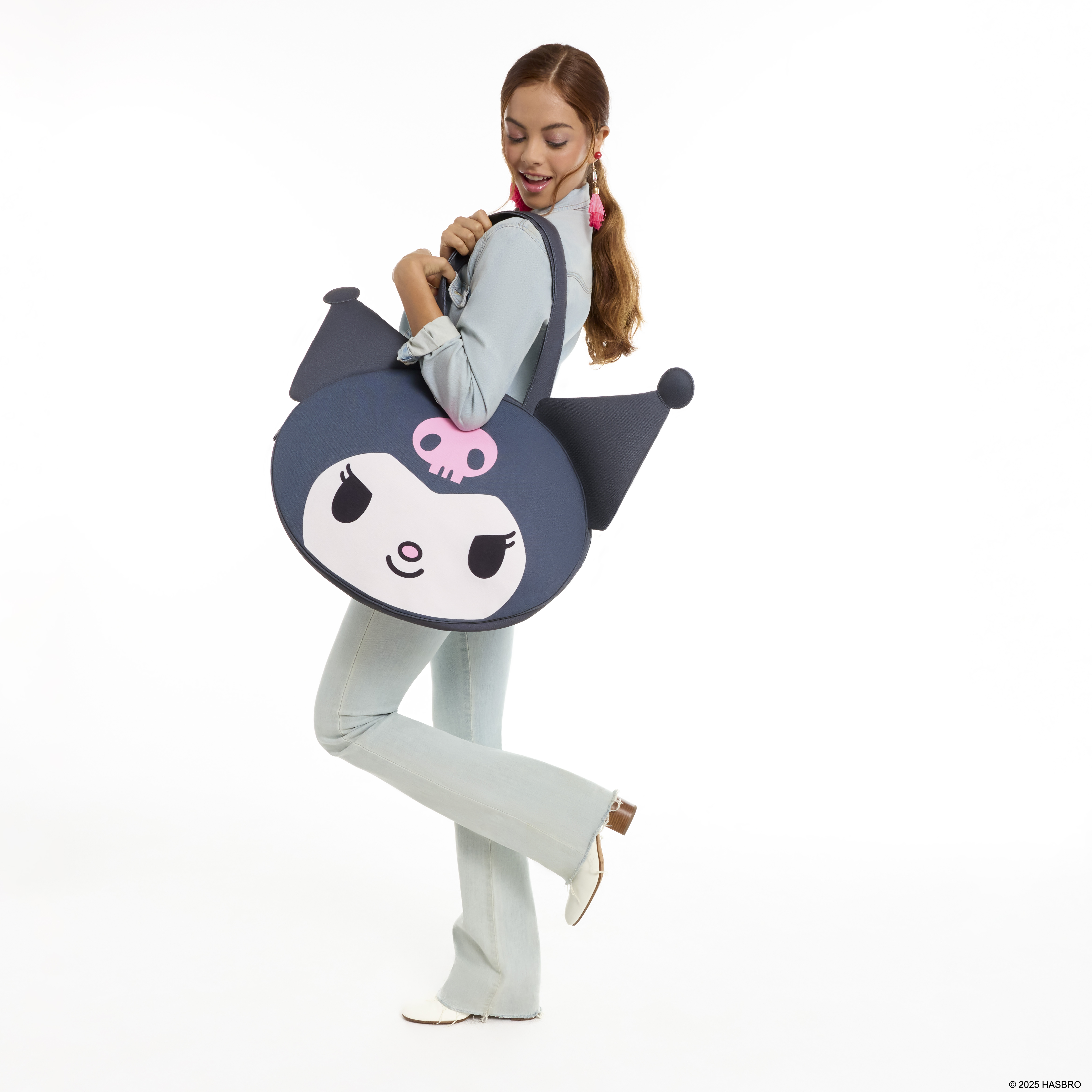 Alternative view of Sanrio Kuromi Cosplay Oversized Canvas Tote Bag