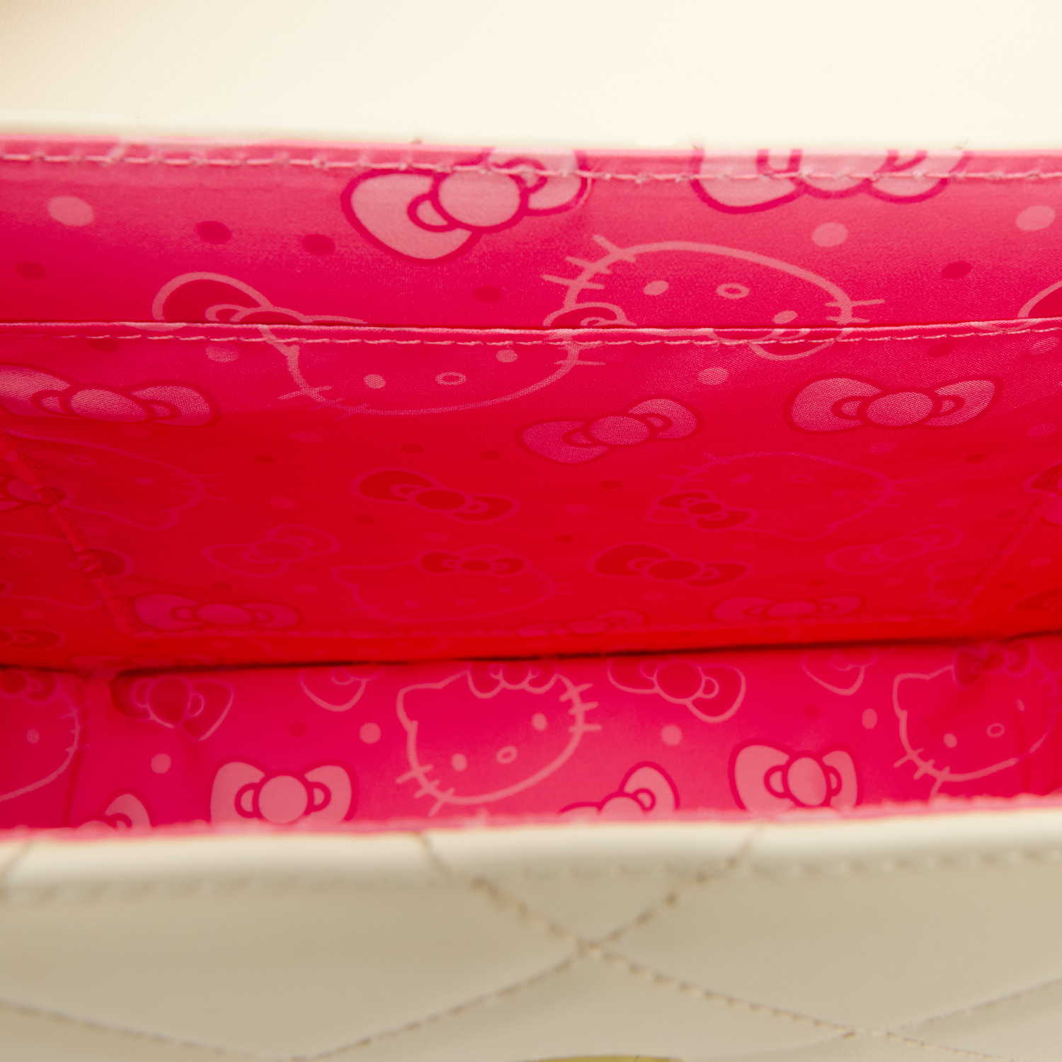 Sanrio Hello Kitty Exclusive Quilted Pearl Handle Crossbody Bag - Image 5