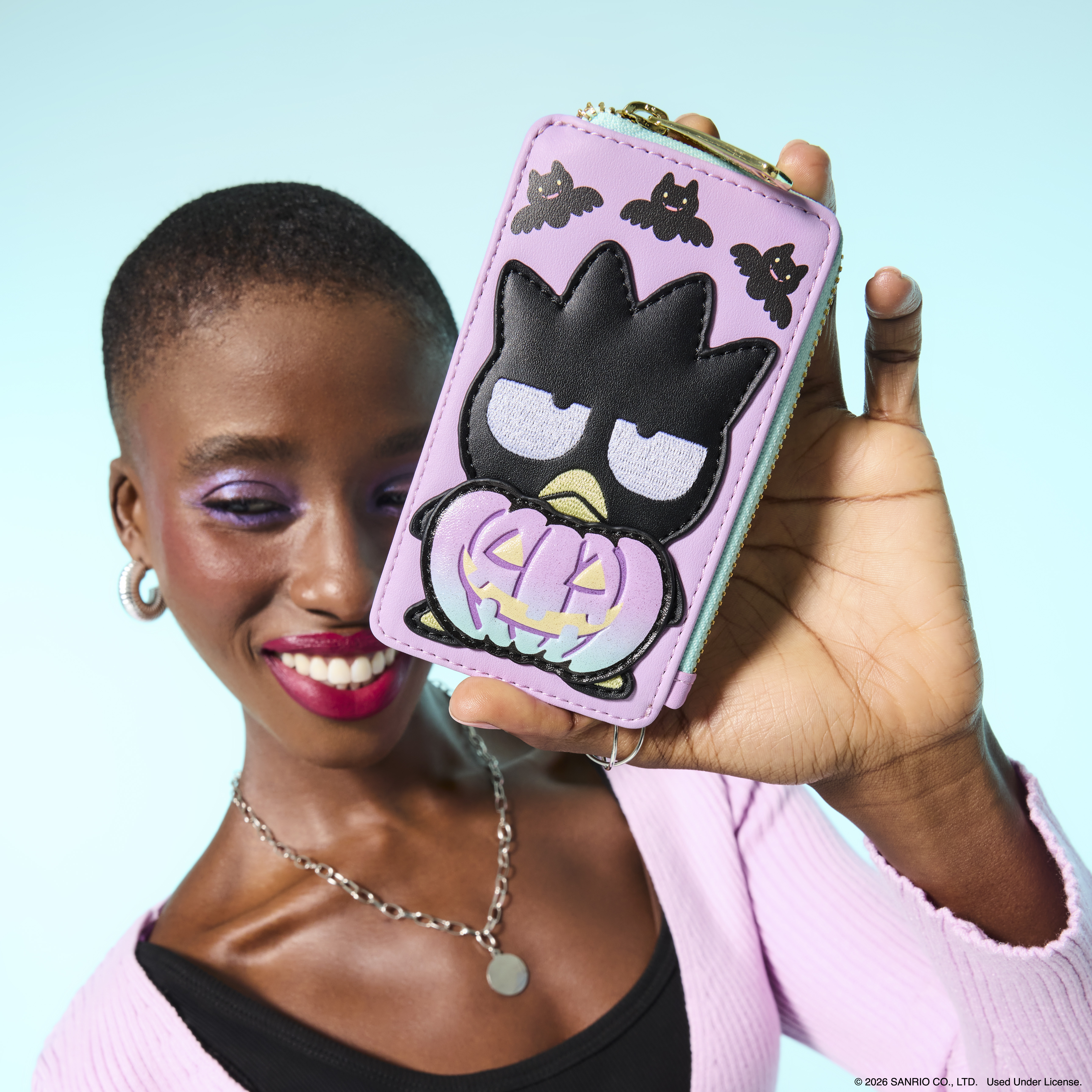 Alternative view of Sanrio Badtz-Maru Pumpkin Card Holder