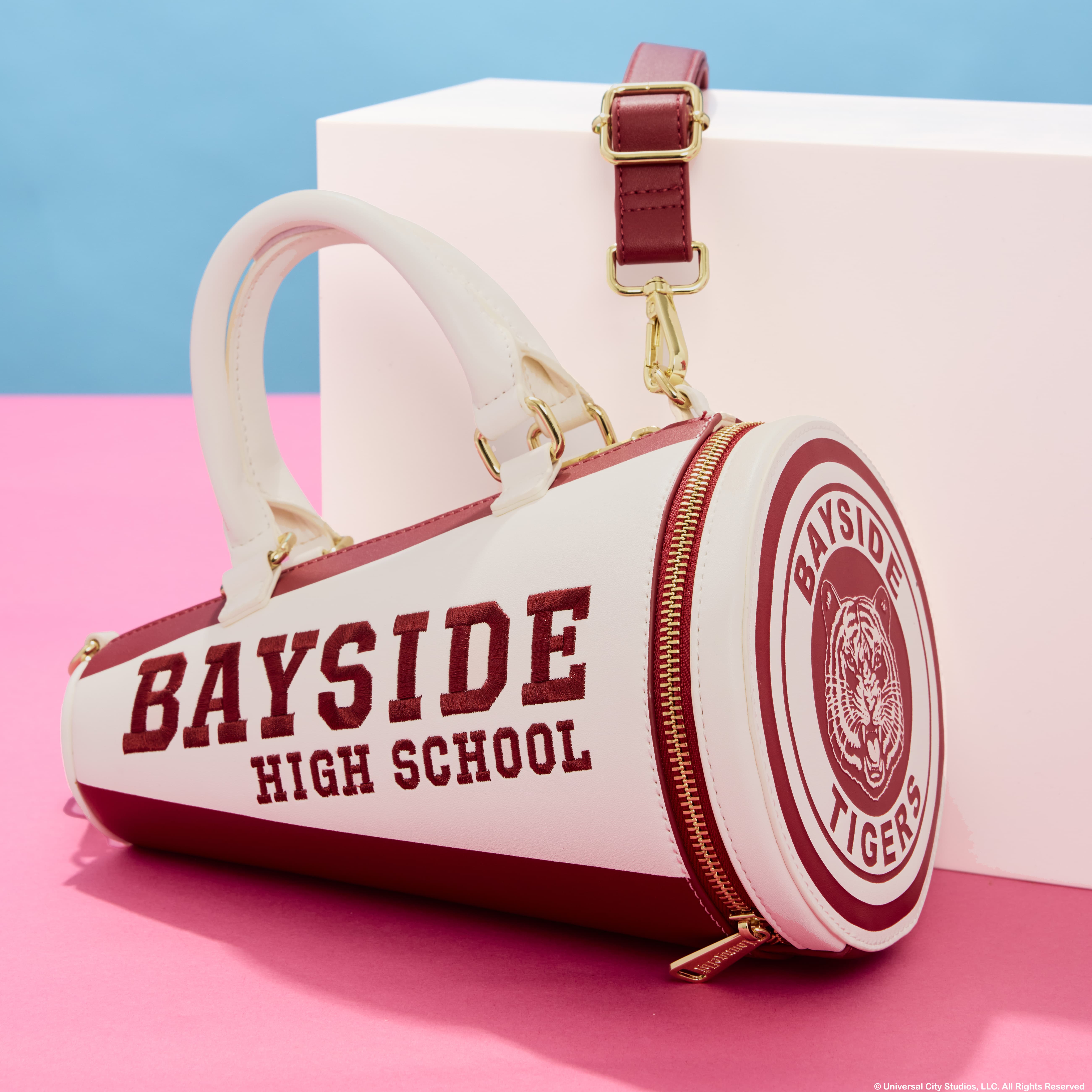 Alternative view of Saved By The Bell Bayside High Megaphone Figural Crossbody Bag