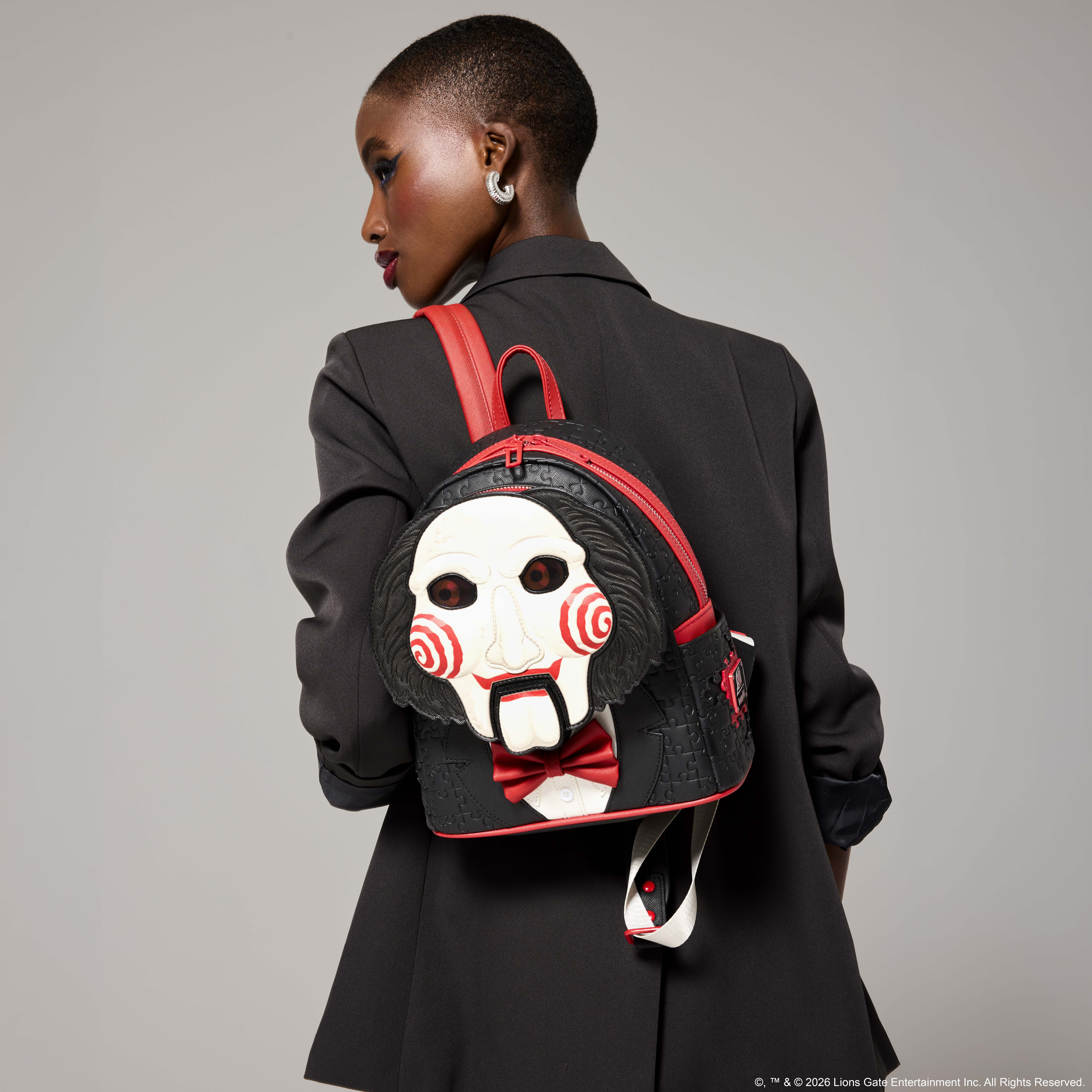 Alternative view of Saw Exclusive Billy Puppet Lenticular Cosplay Mini Backpack