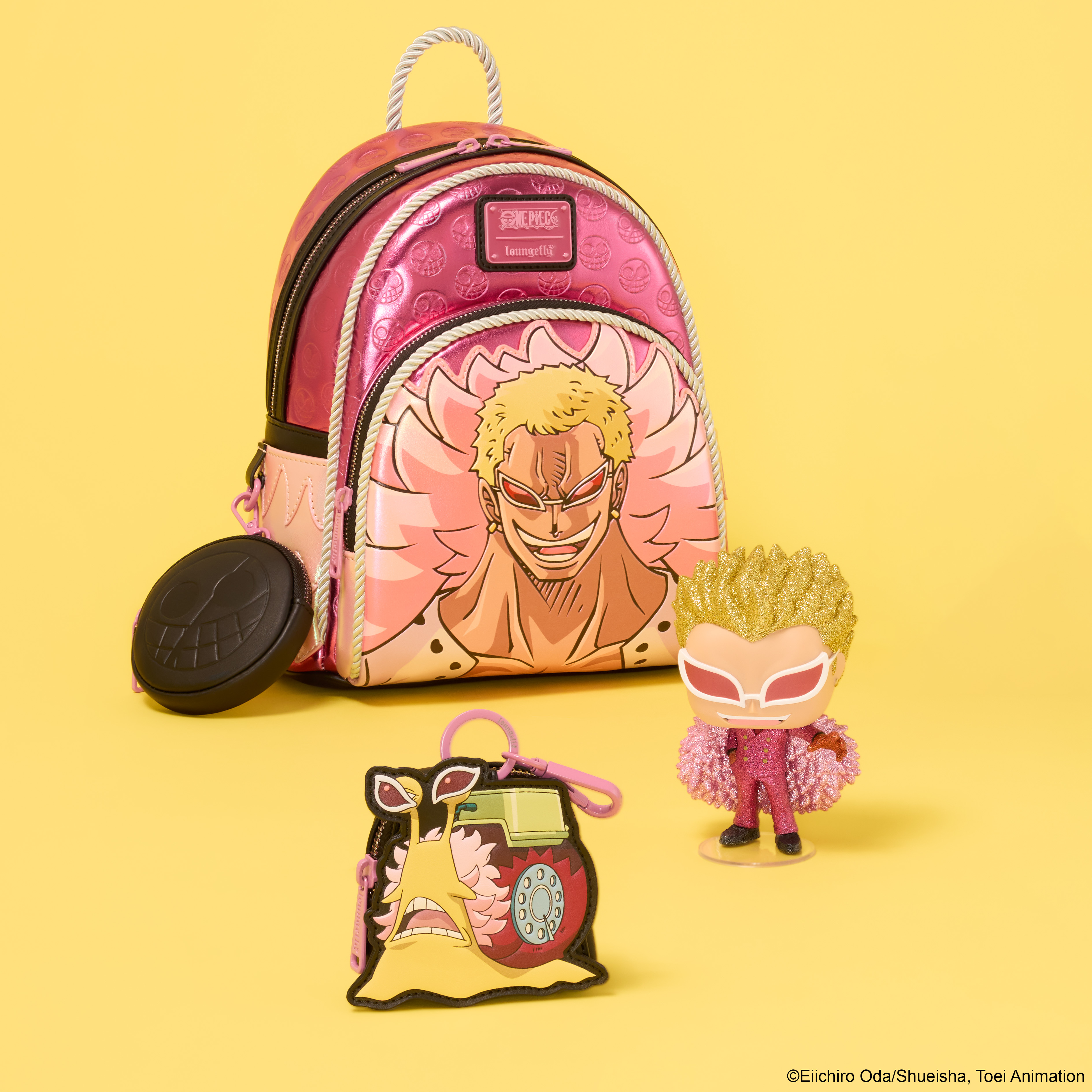 SDCC Limited Edition One Piece Donquixote Doflamingo Transponder Snail Coin Bag - Image 3