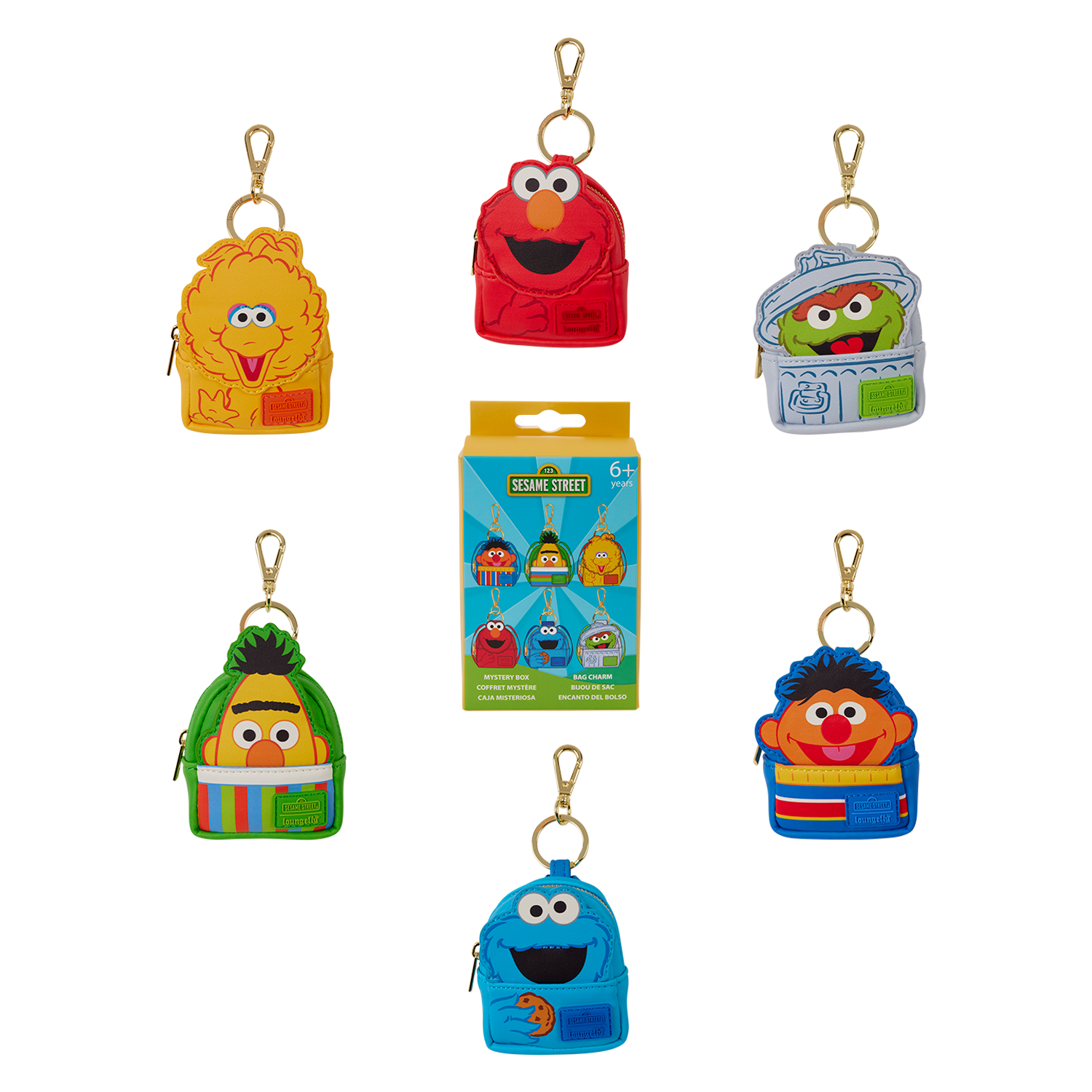 Sesame Street Exclusive Cosplay Mystery Mini Backpack Keychain Charm