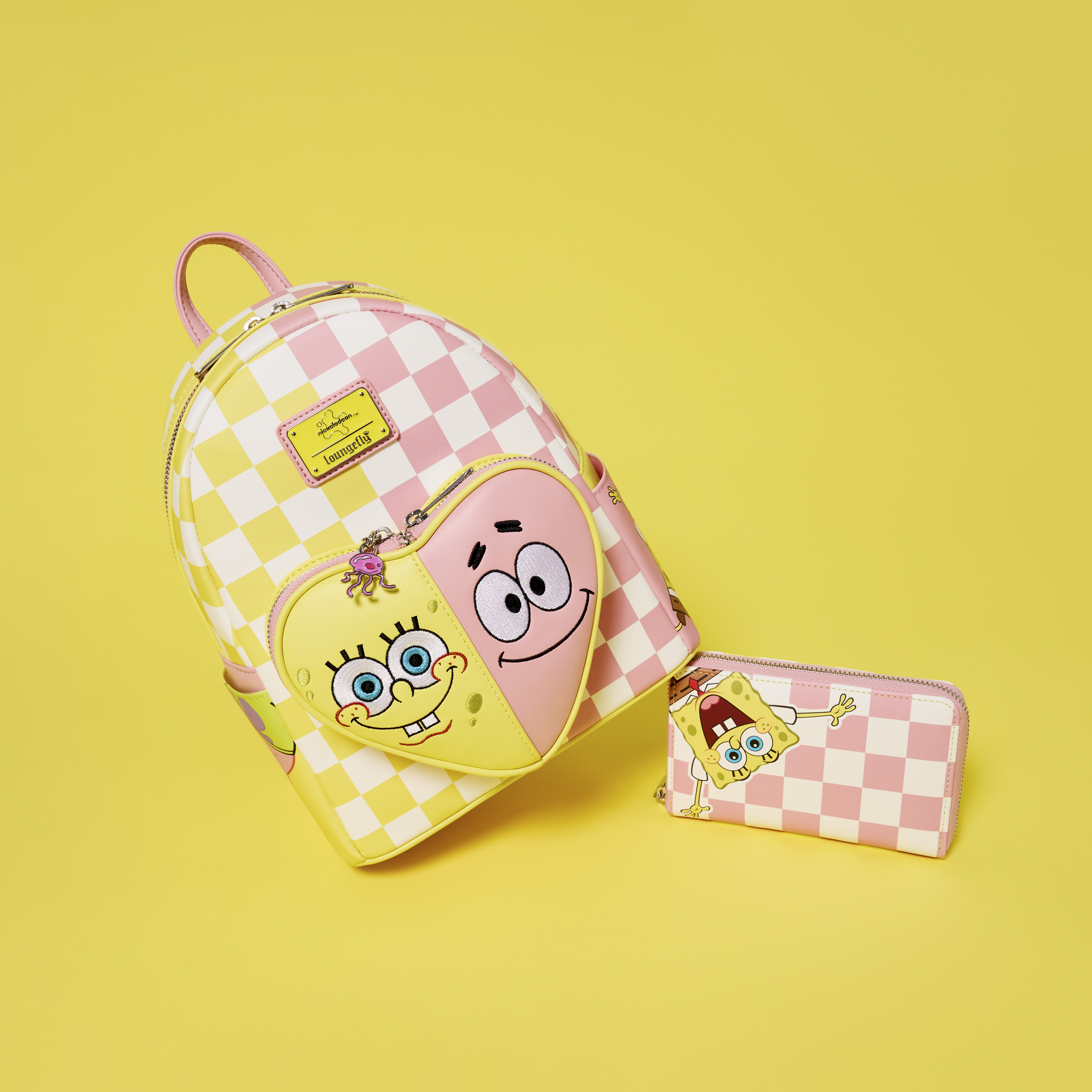 SpongeBob SquarePants & Patrick Star Checkered Mini Backpack - Image 3