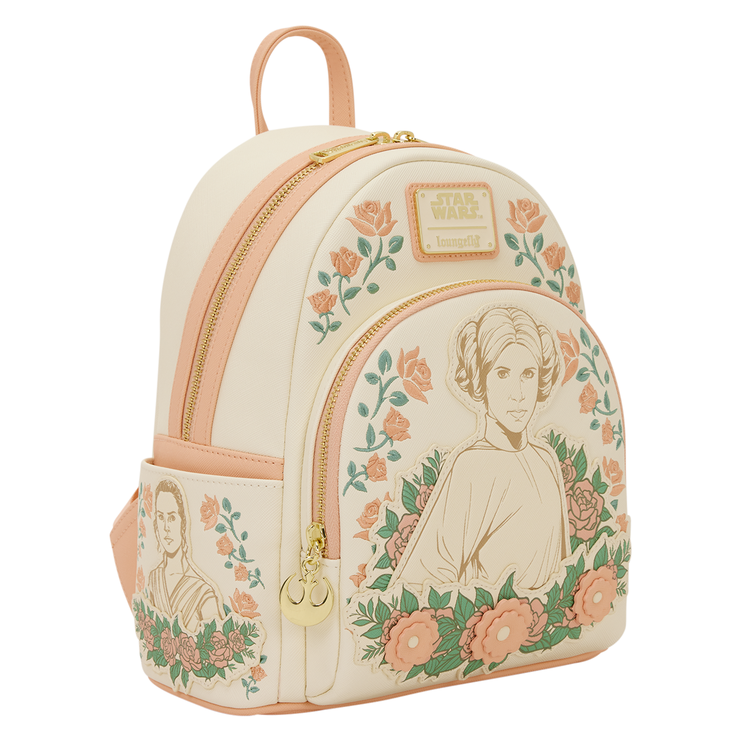 STAR WARS Exclusive Leia, Rey, & Padmé Floral Mini Backpack - Image 3