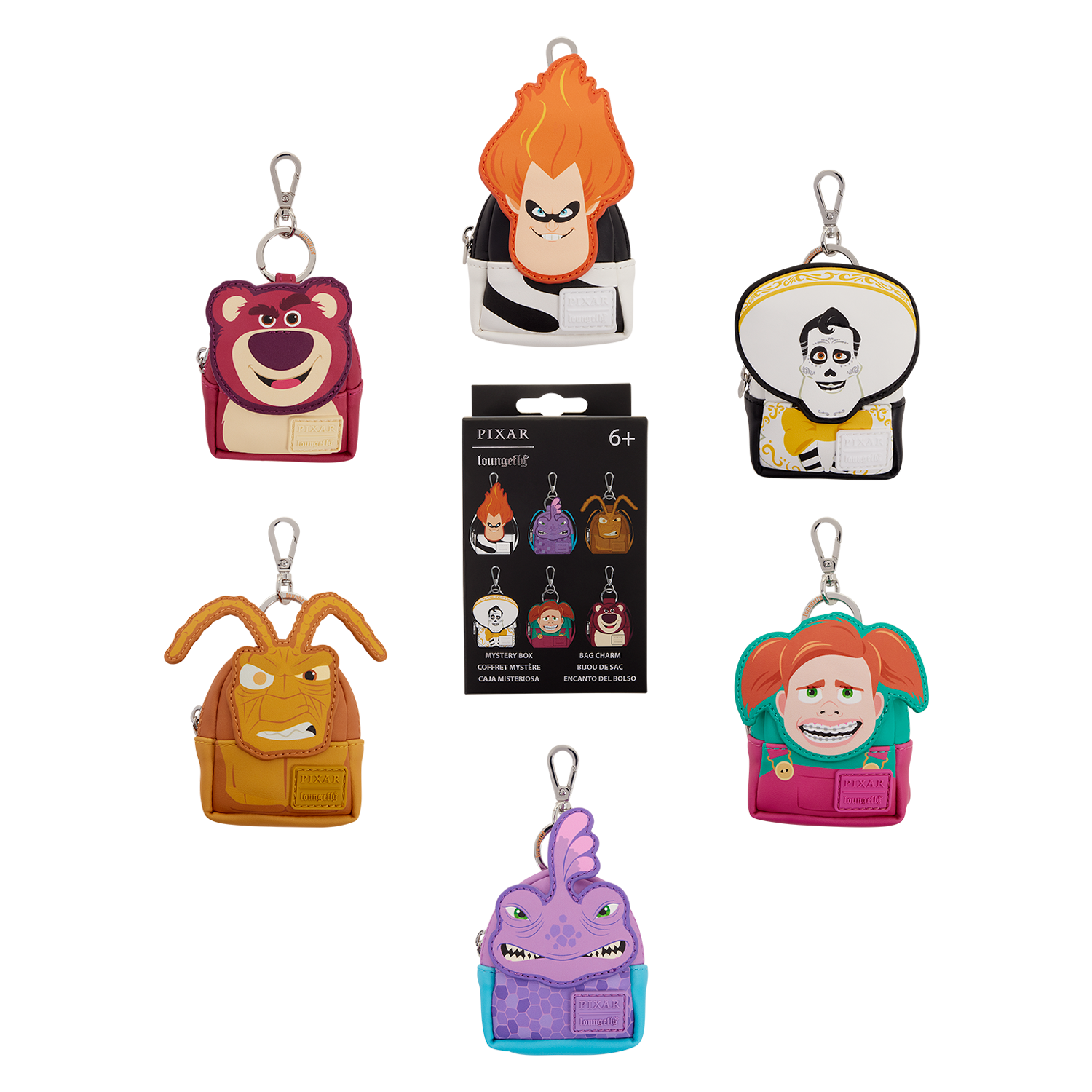 Pixar Rivals Cosplay Mystery Mini Backpack Keychain Charm