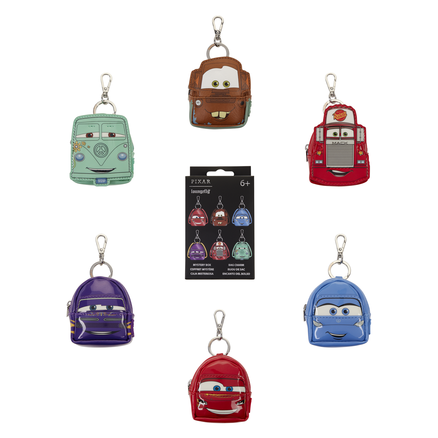 Cars 20th Anniversary Mystery Mini Backpack Keychain Charm