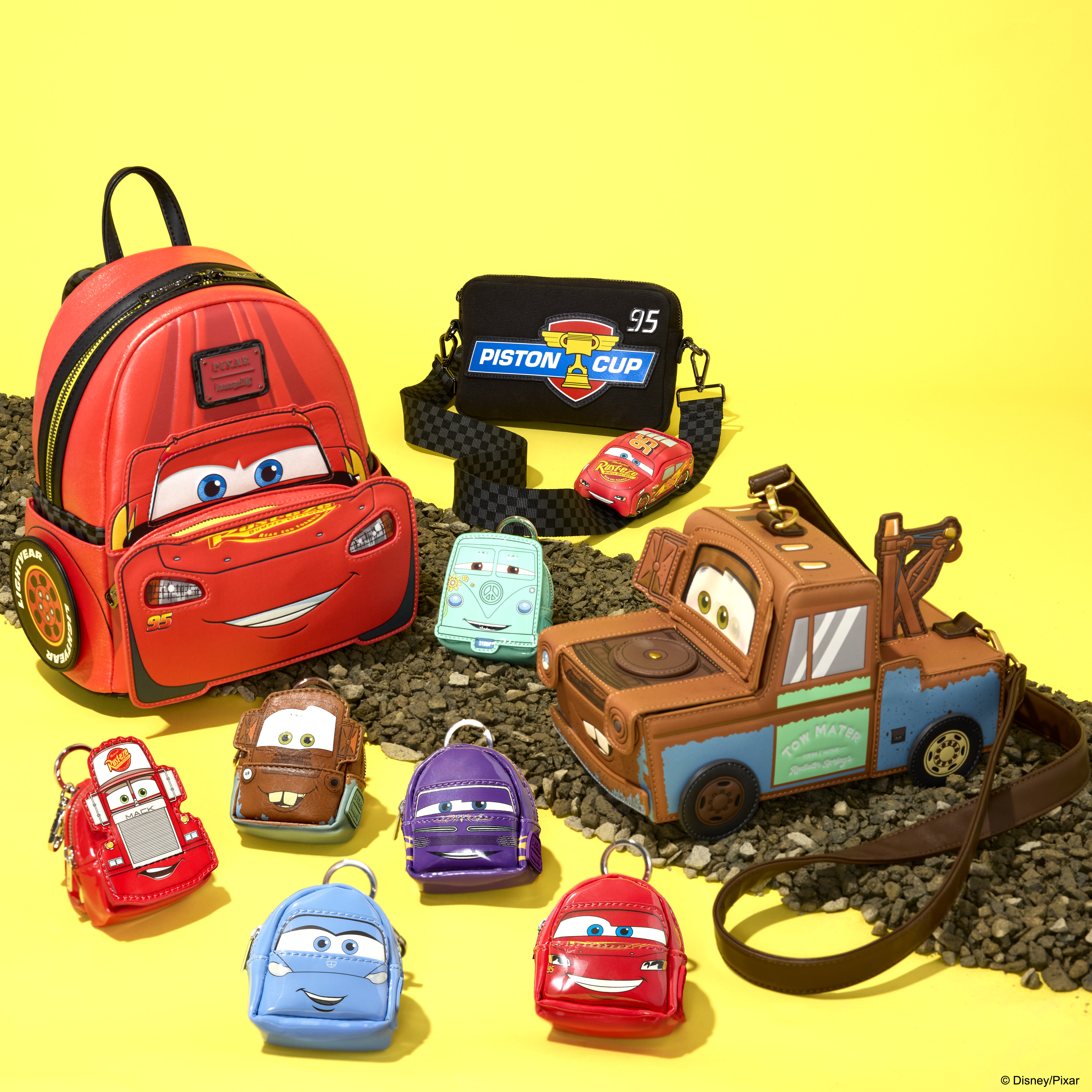 Cars 20th Anniversary Mystery Mini Backpack Keychain Charm - Image 12