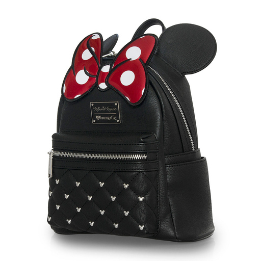 Alternative view of Minnie Mouse Classic Bow Quilted Texture Ear Mini Backpack