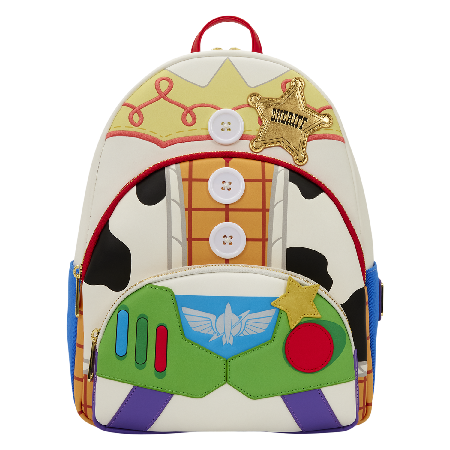 Toy Story 5 Triple Pocket Jessie, Woody, & Buzz Midi Backpack
