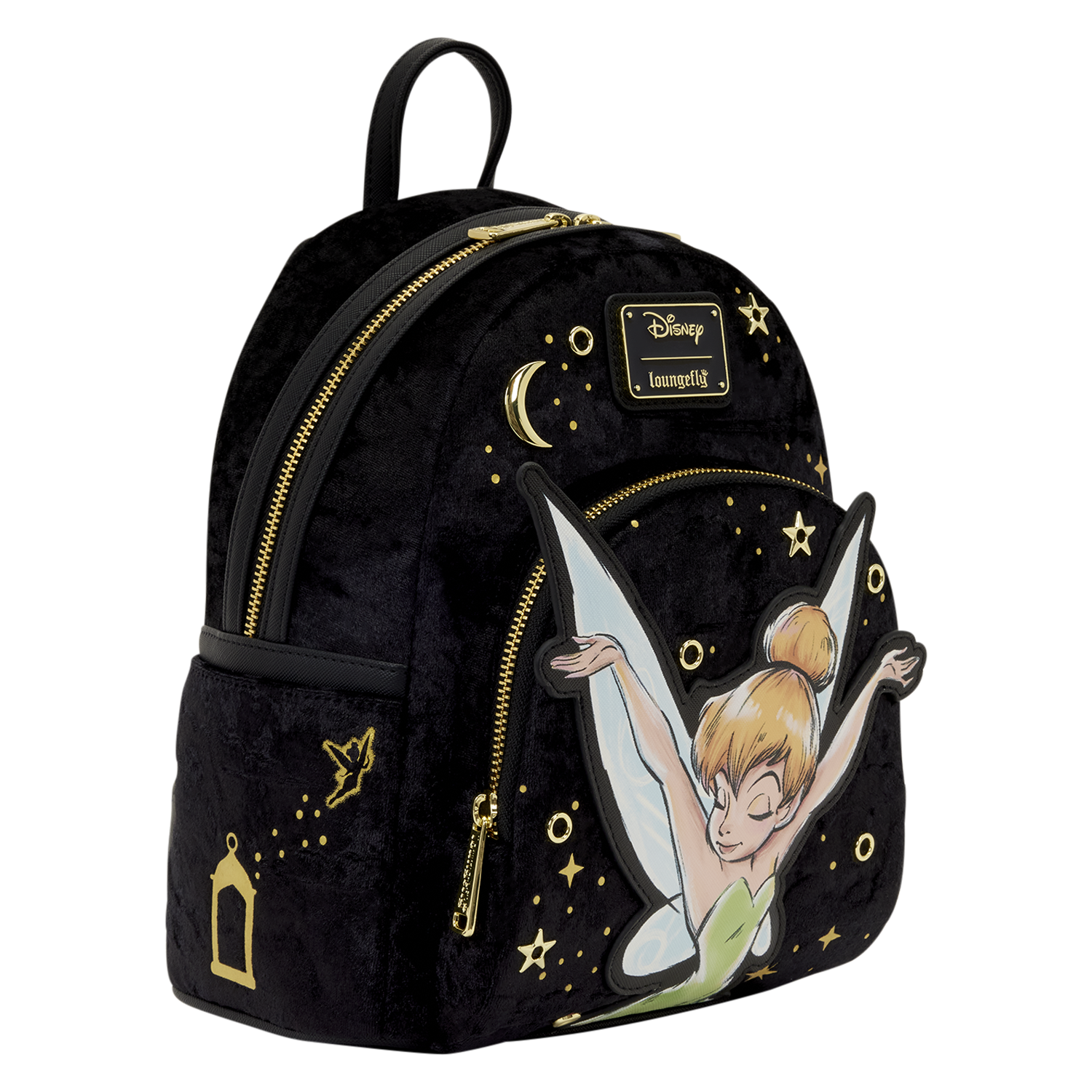 Tinker Bell Pixie Dust Velvet Mini Backpack - Image 4