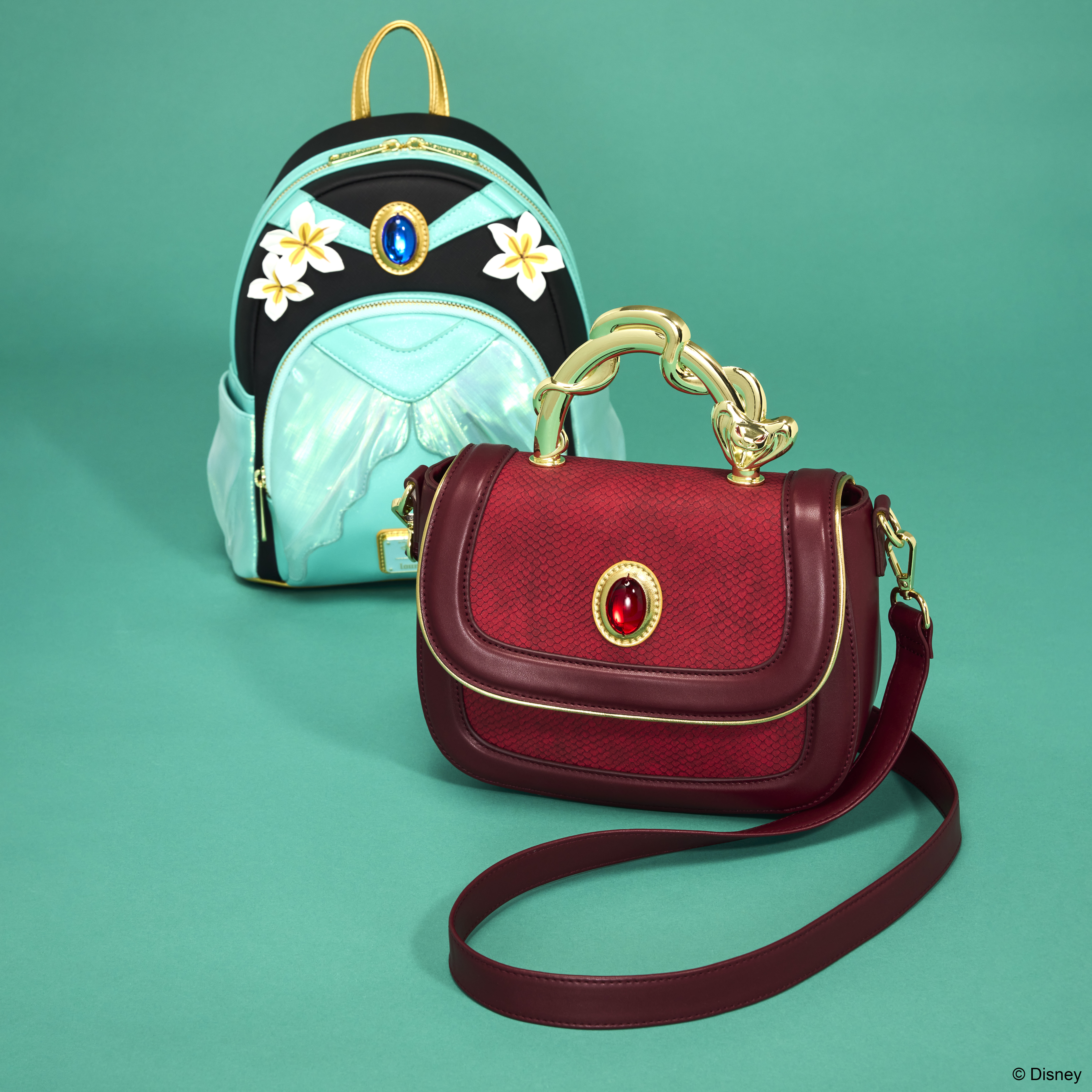 Disney Princess Jasmine Glitter Cosplay Mini Backpack - Image 6